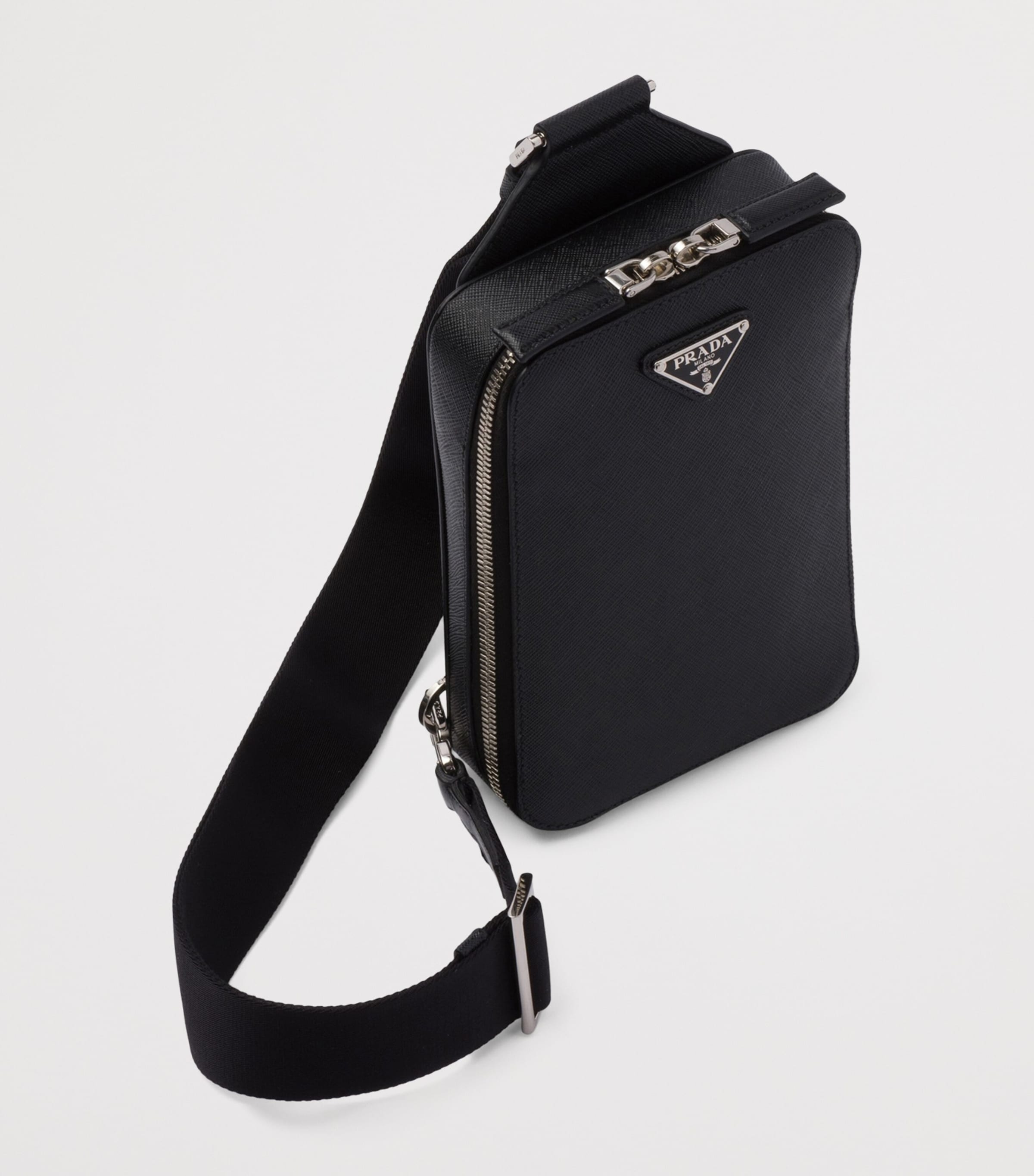 Saffiano Leather Brique Cross-Body Bag F0002 Image 2