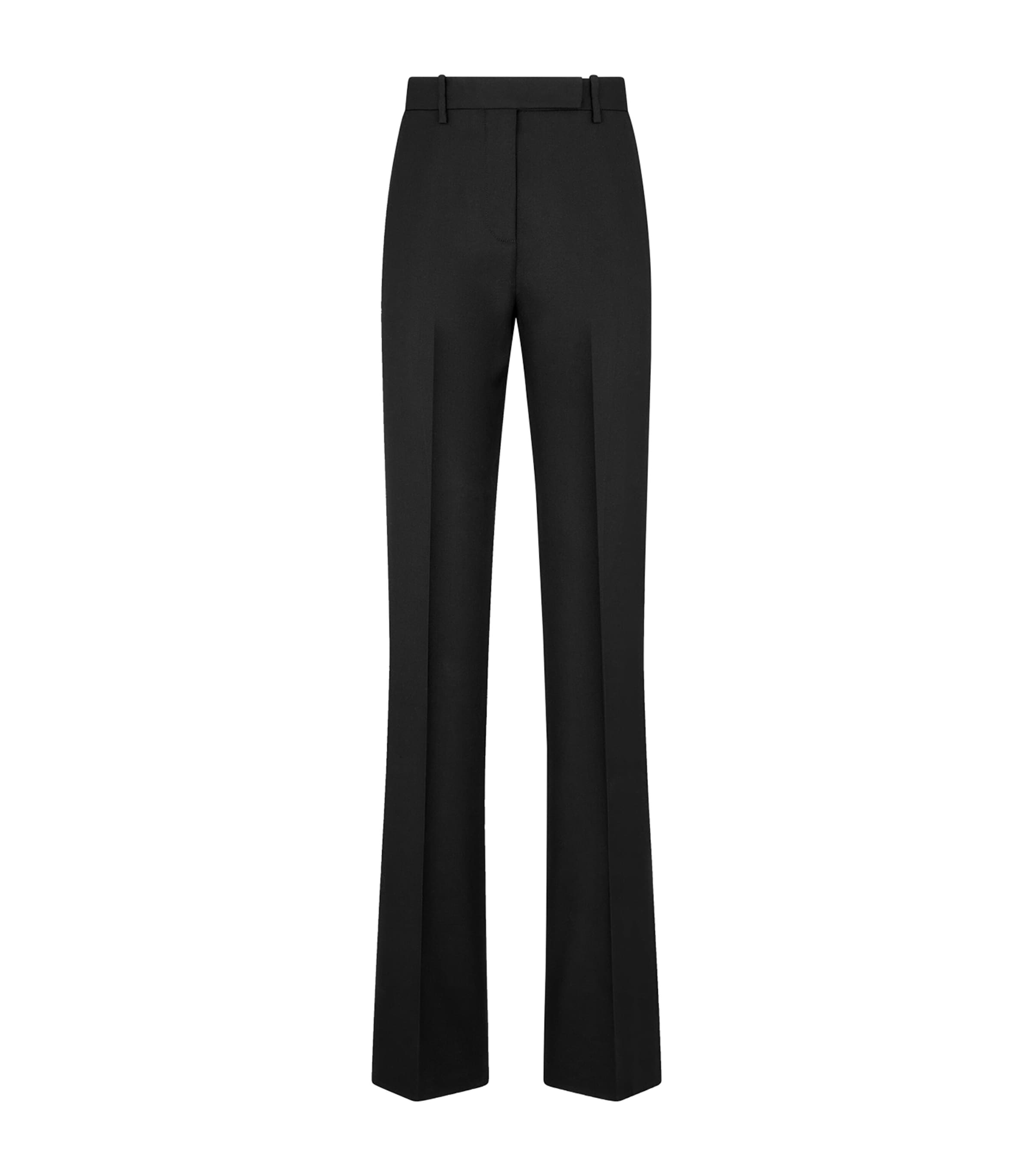TOM FORD Womens Wool-Silk Tailored Trousers Naa Image 1