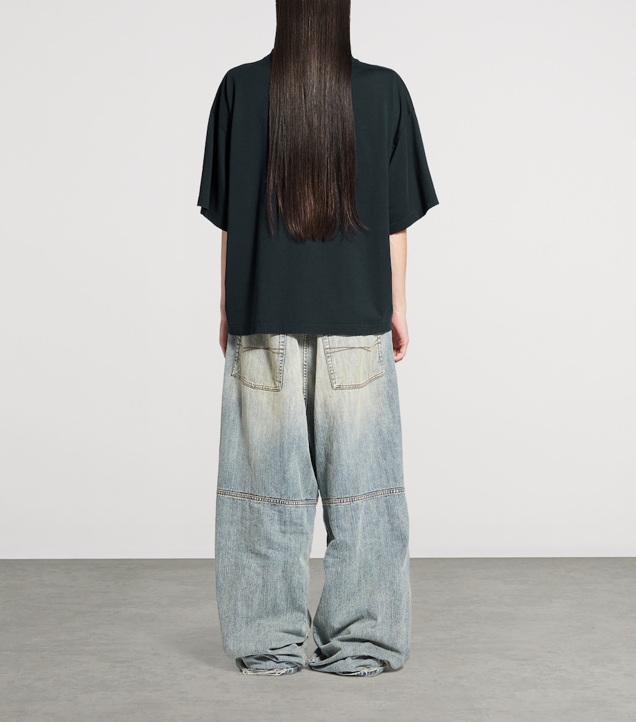 Cotton Cropped Logo T-Shirt 1083 Image 5