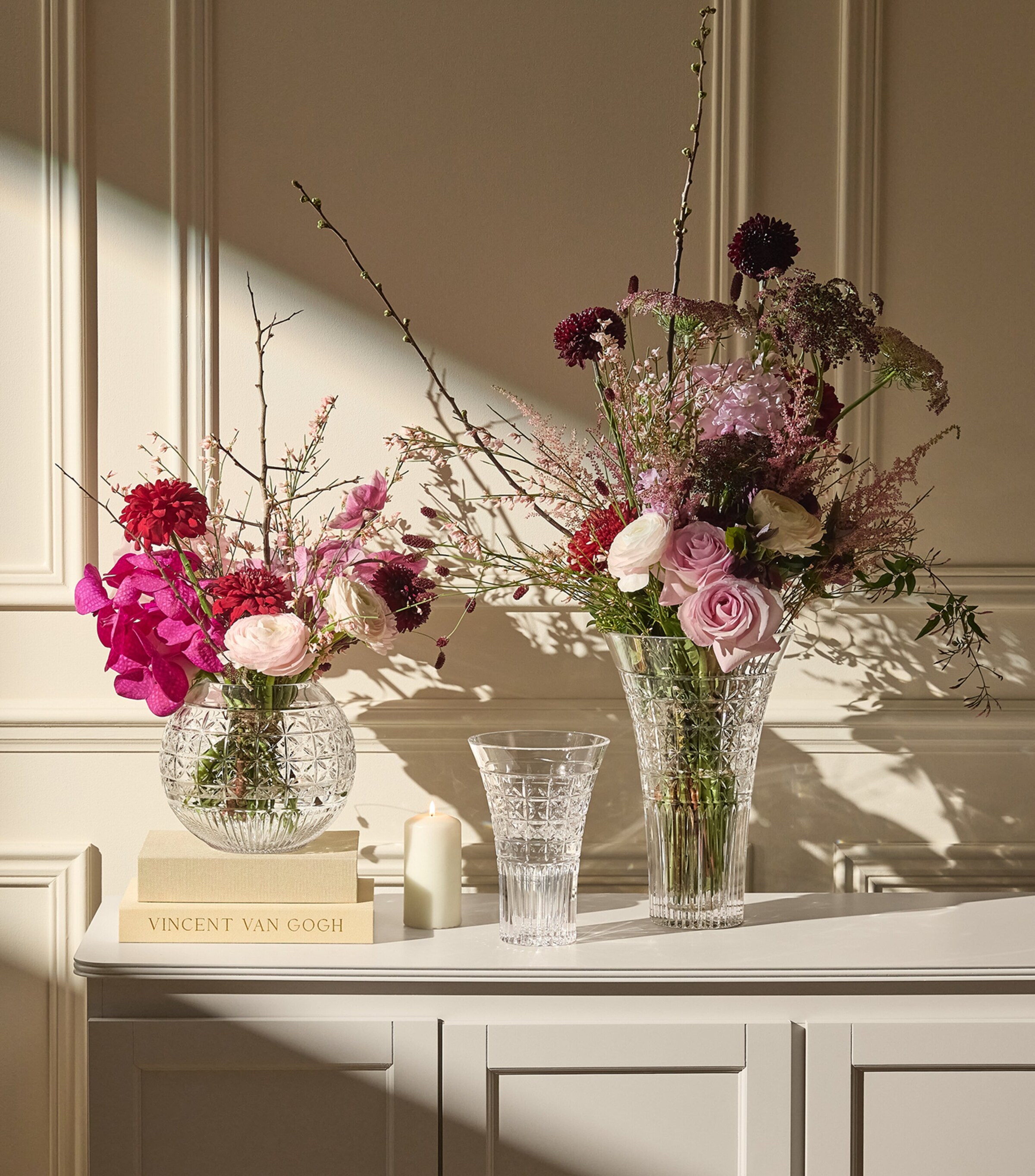 Waterford Mastercraft Powerscourt Vase (25cm) Clear Image 6