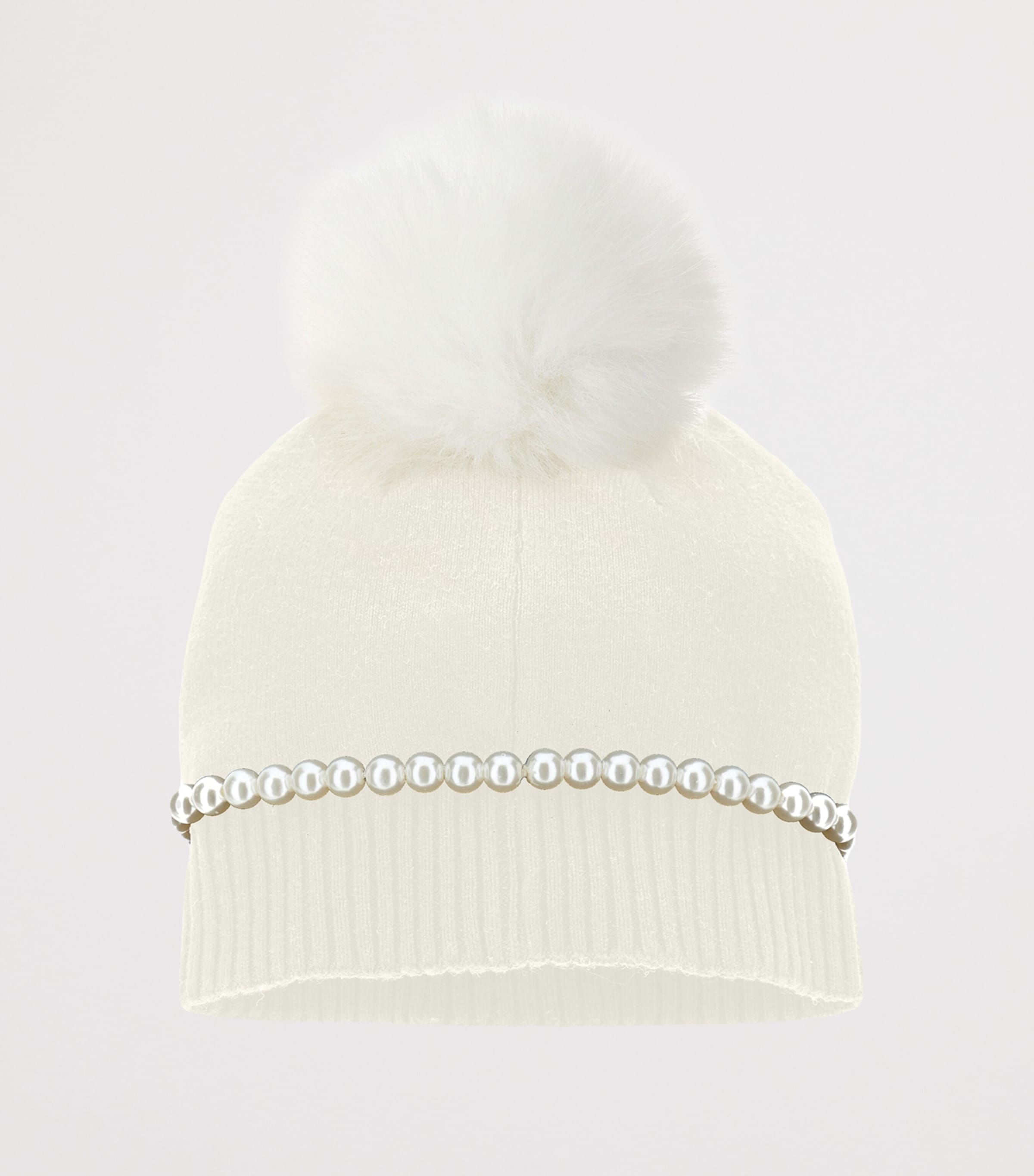 Wool-Cotton Embellished Beanie PANNA Image 2