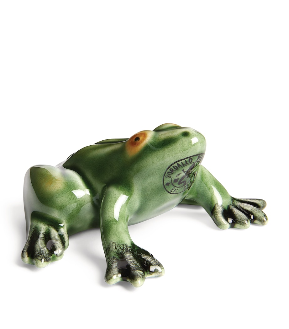 Earthenware Frog GREEN Image 1