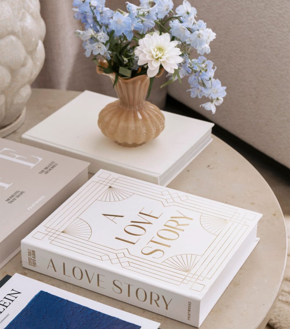 A Love Story Wedding Photo Album WHITE Image 4