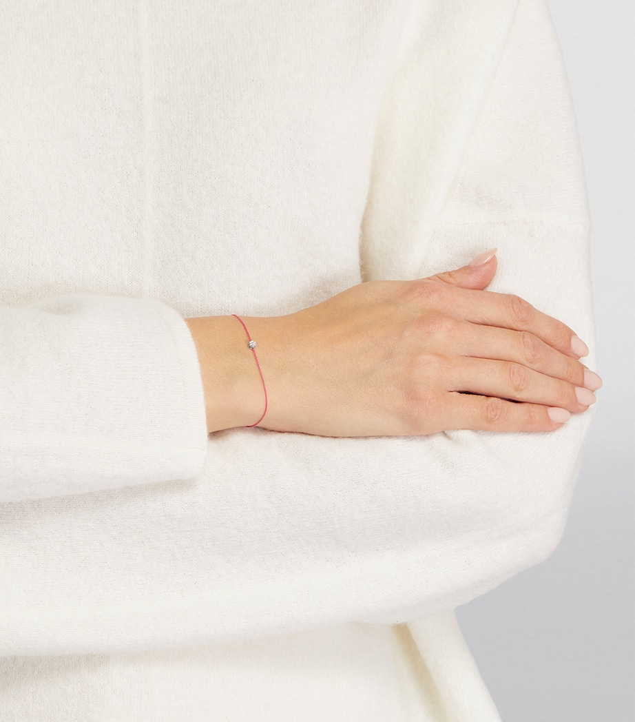 White Gold and Diamond Illusion Bracelet WHITE GOLD Image 3