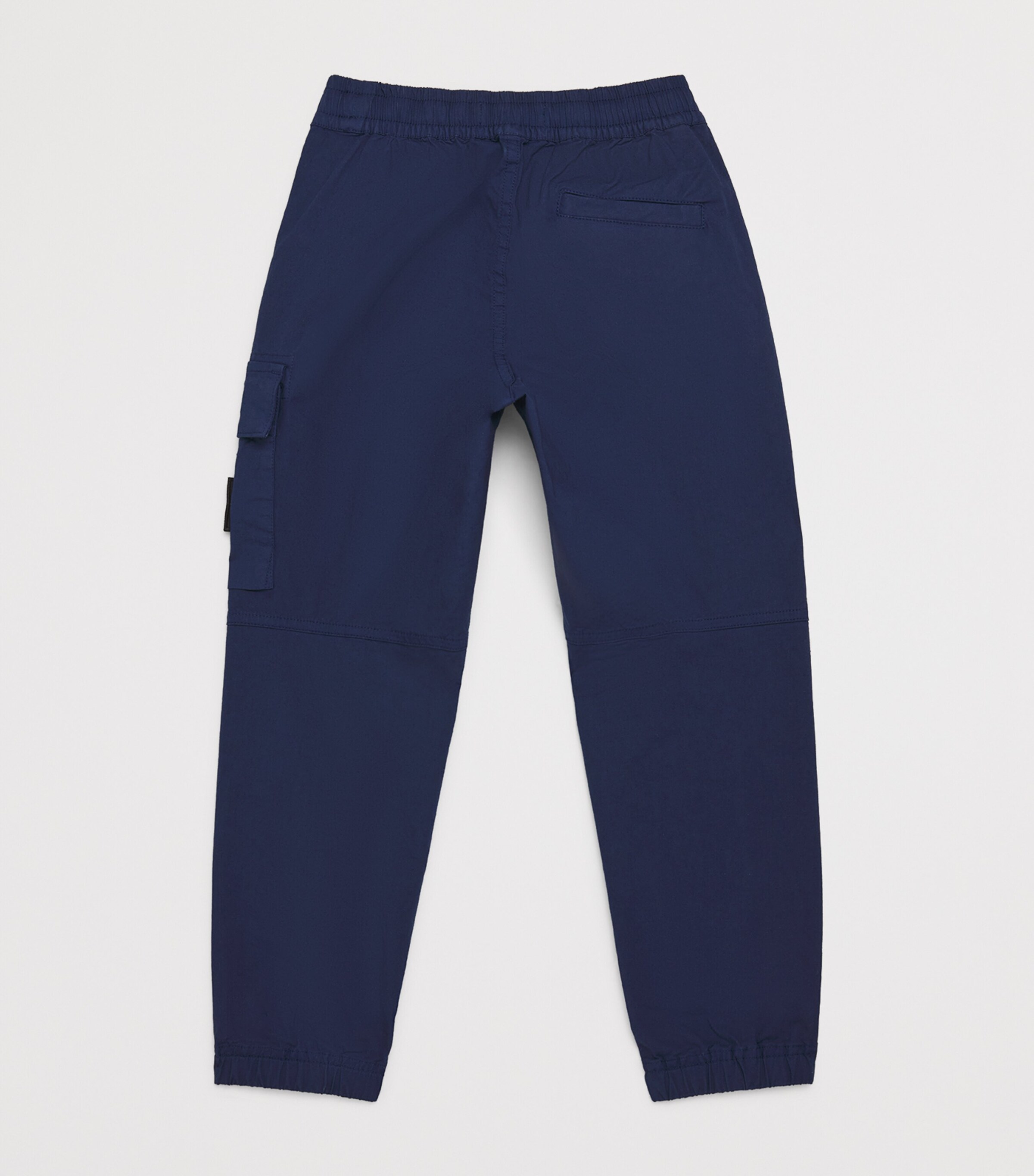 Stone Island Junior Stretch-Cotton Cuffed Cargo Trousers (4-14 Years) Bleu Marine Image 2