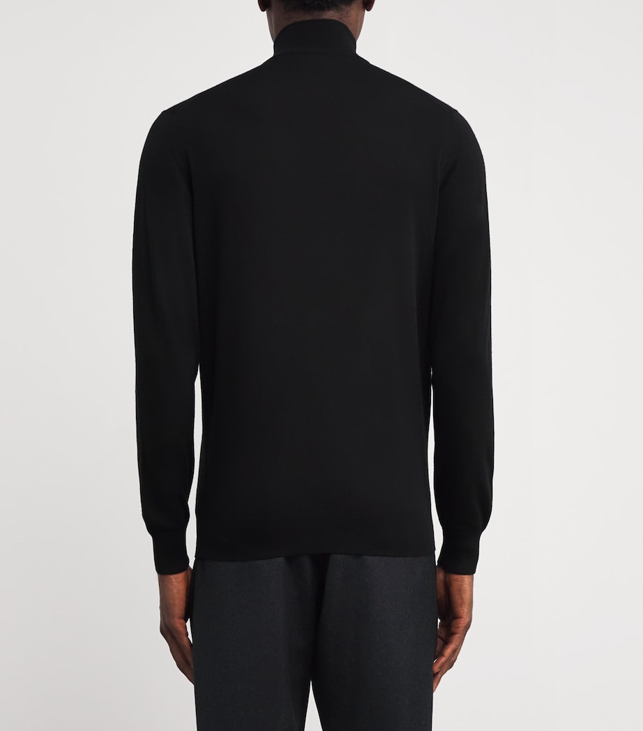 Kid Wool Quarter-Zip Sweater 10000 Image 4
