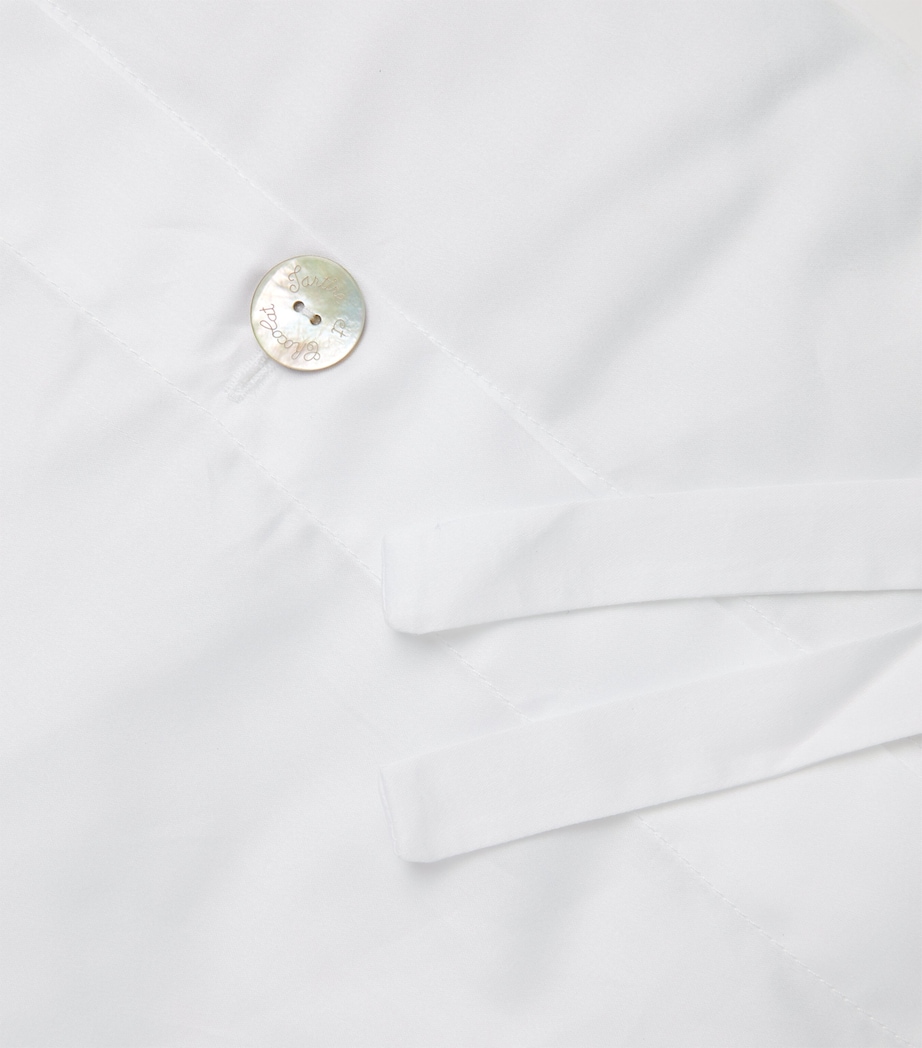 Cotton Adjustable Bed Bumper WHITE Image 5