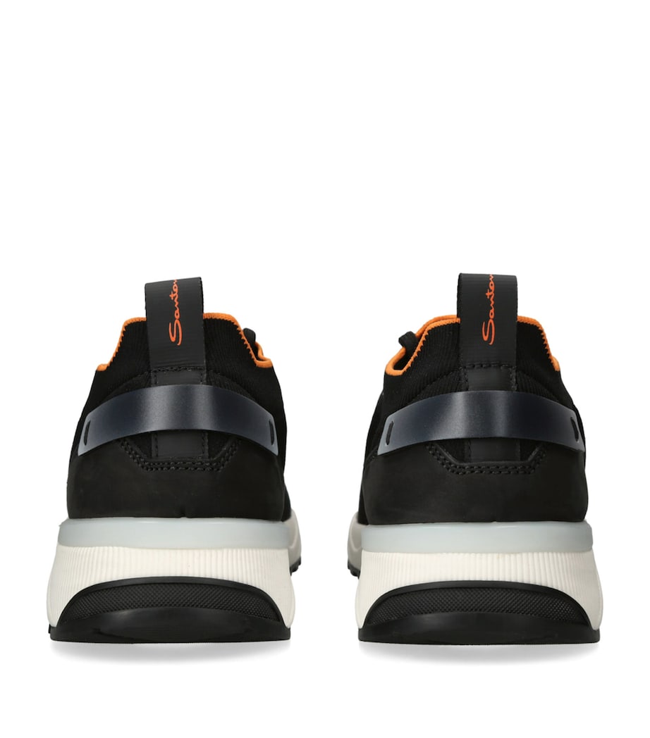 Technical-Knit Runner Sneakers BLACK Image 2