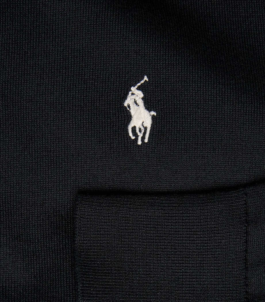 Polo Ralph Lauren Womens Cotton Ribbed Cardigan Polo Black Image 6