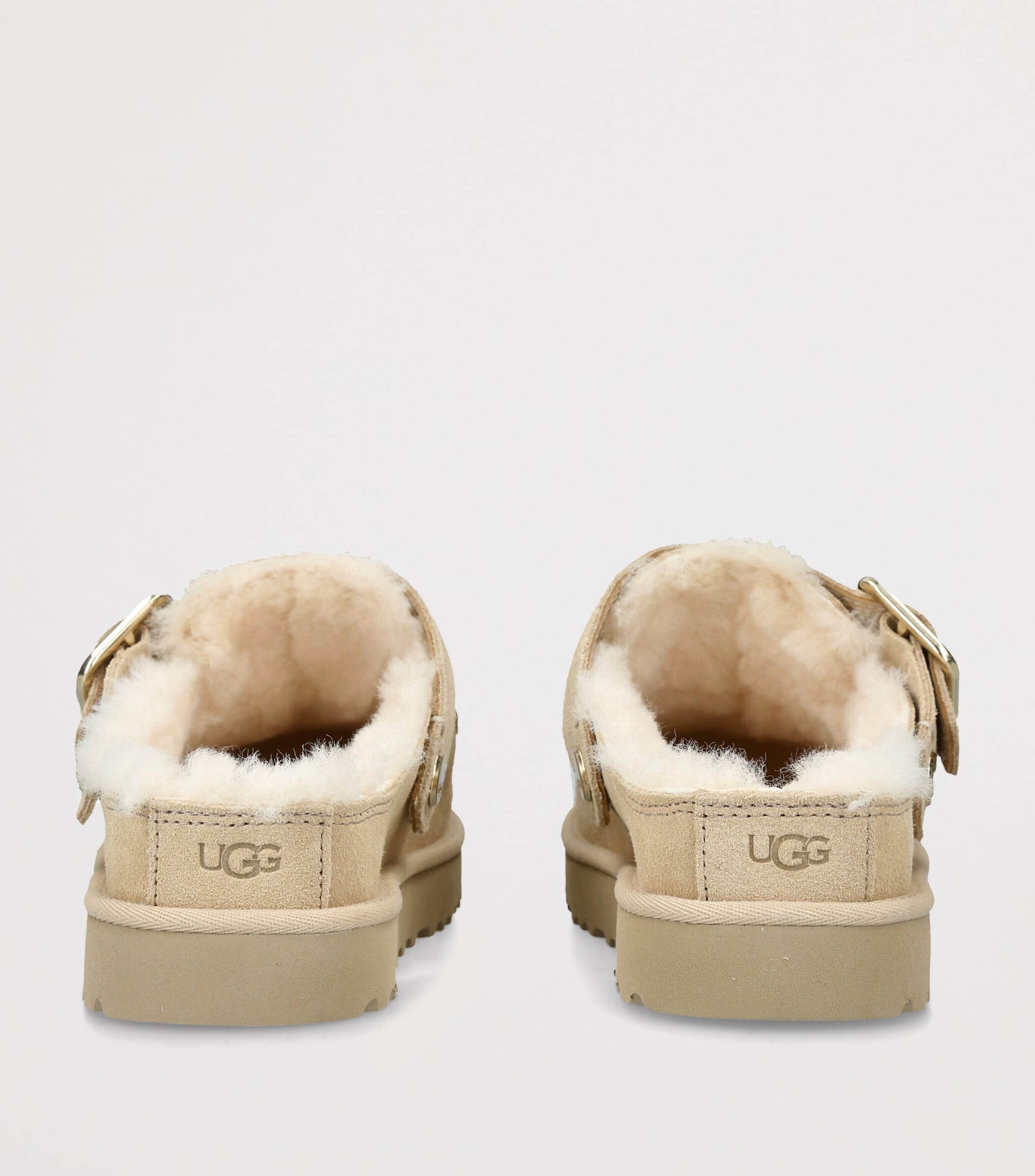 UGG Suede Goldenstar Evelina Clogs Beige Image 4