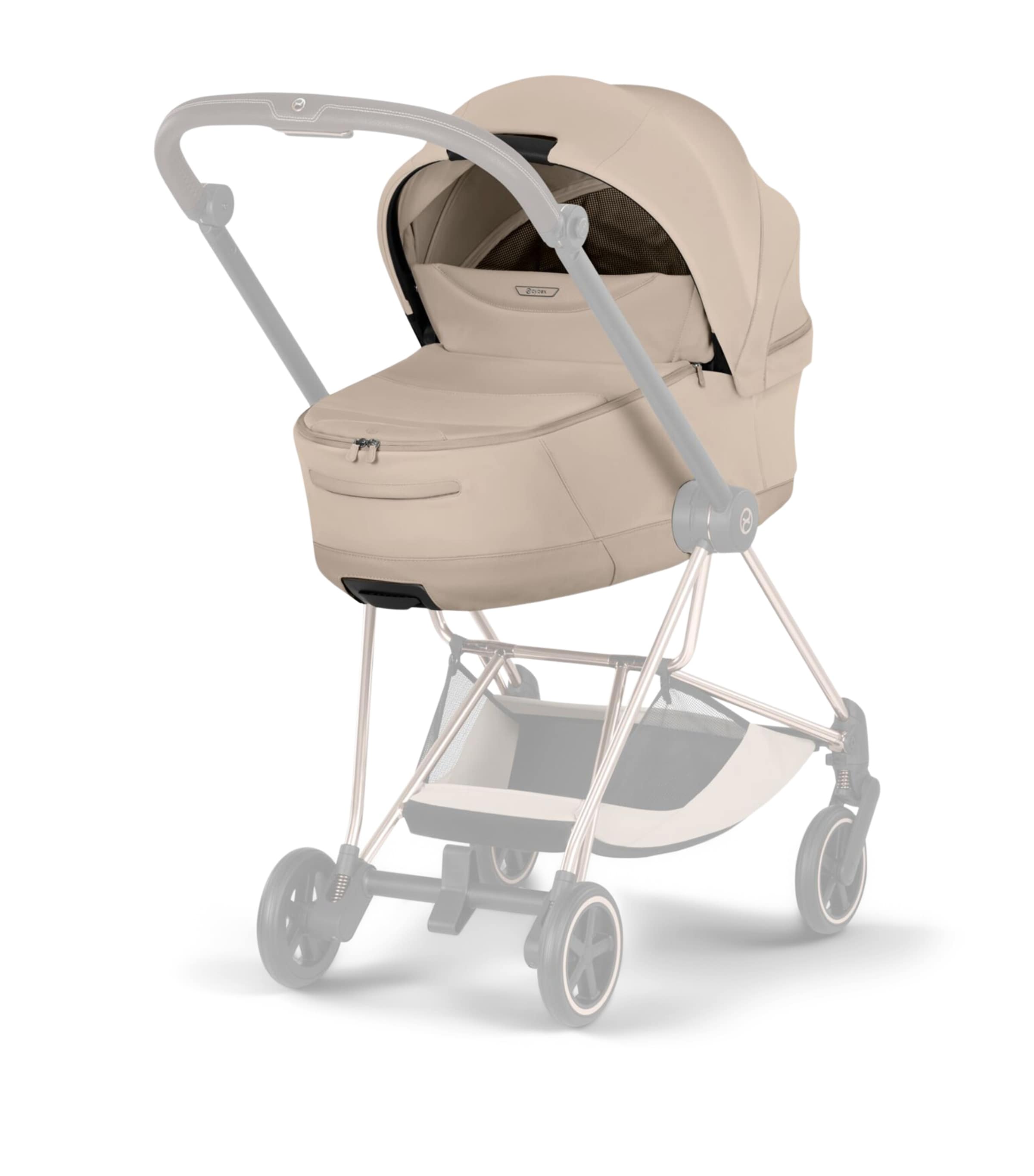 Cybex MIOS Fold Lux Carrycot Style Collection Cozy Beige Image 1