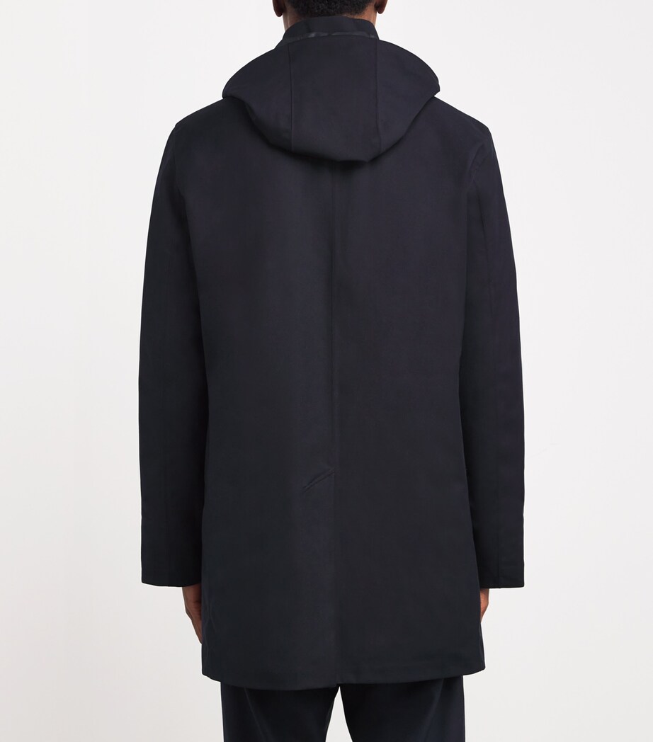Water-Resistant Down-Filled Coat NAVY Image 4
