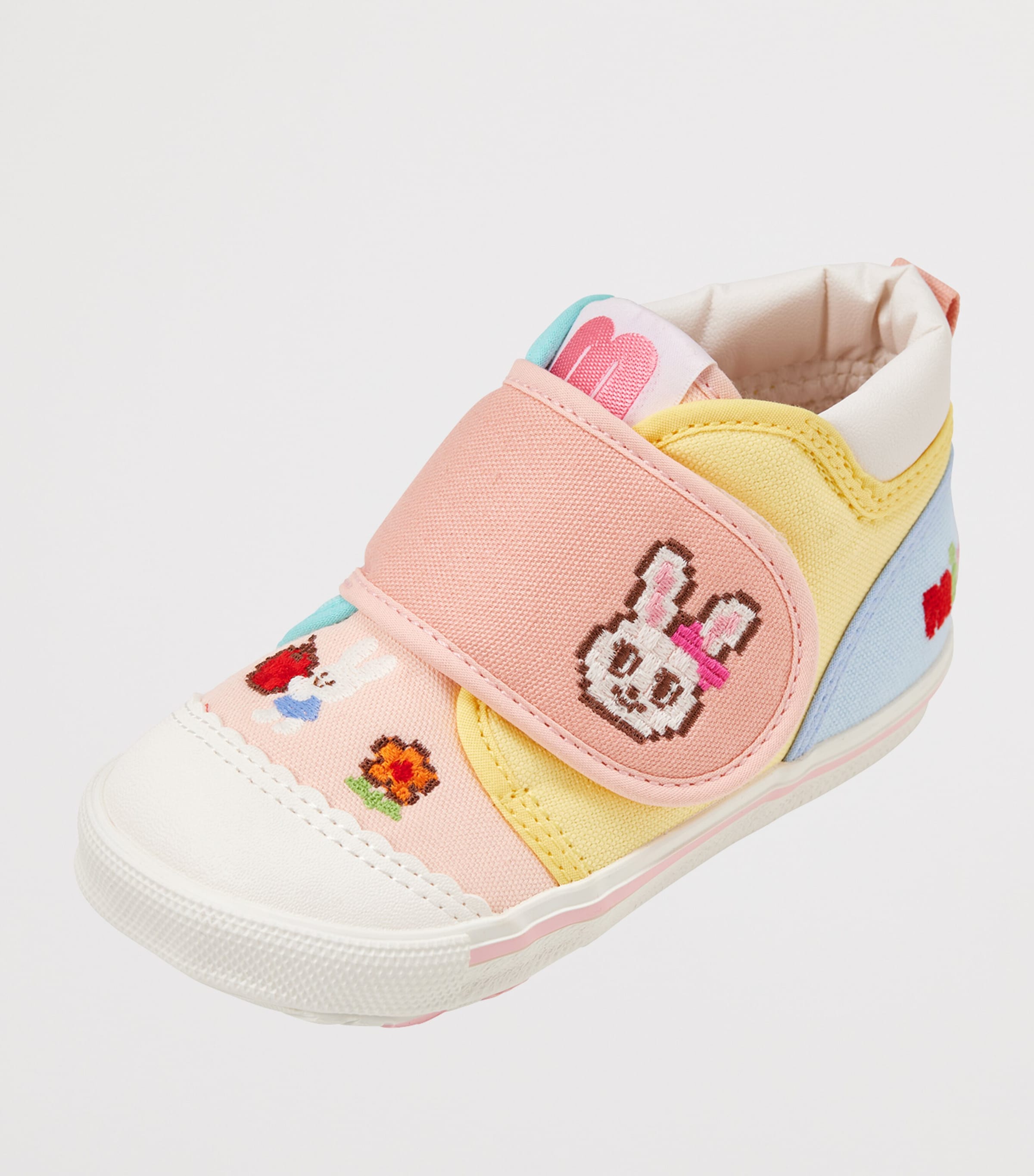 Miki House Canvas Embroidered Velcro Sneakers Image 6