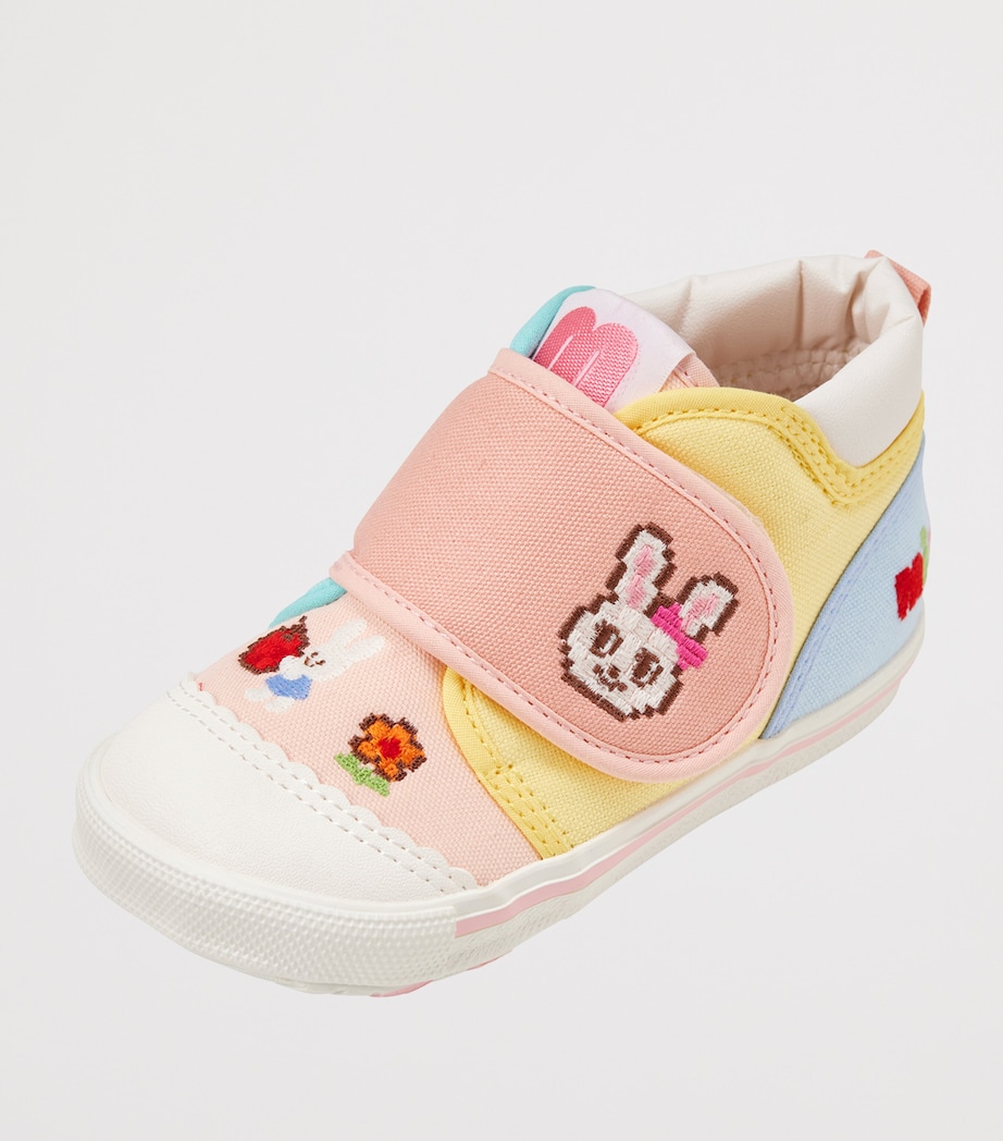 Miki House Canvas Embroidered Velcro Sneakers Image 6