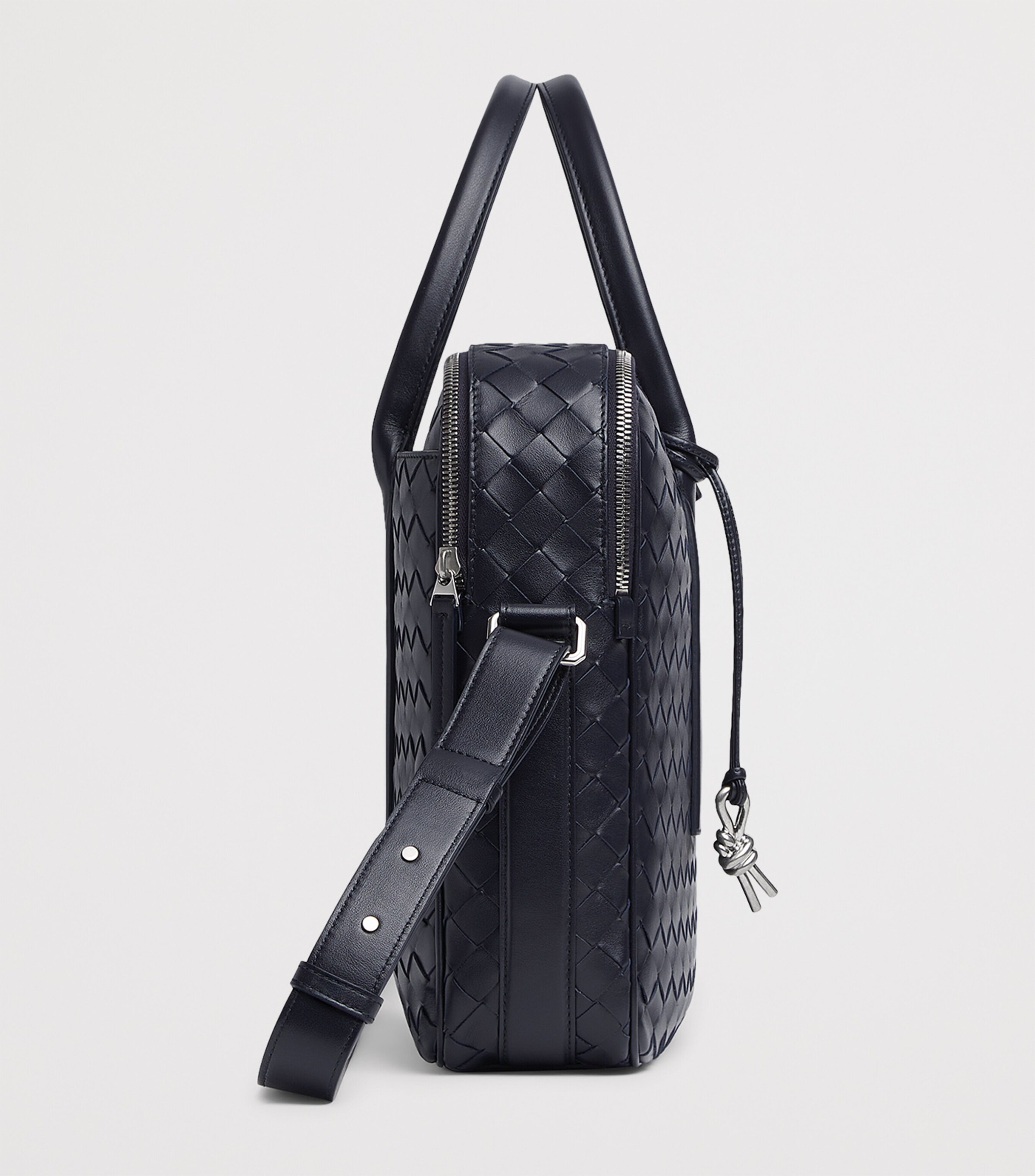 Bottega Veneta Leather Intrecciato Getaway Briefcase Image 5
