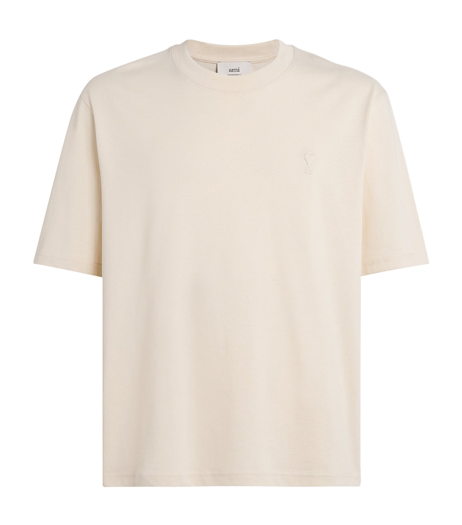 Cotton Ami de Coeur T-Shirt 185 - IVOIRE Image 1