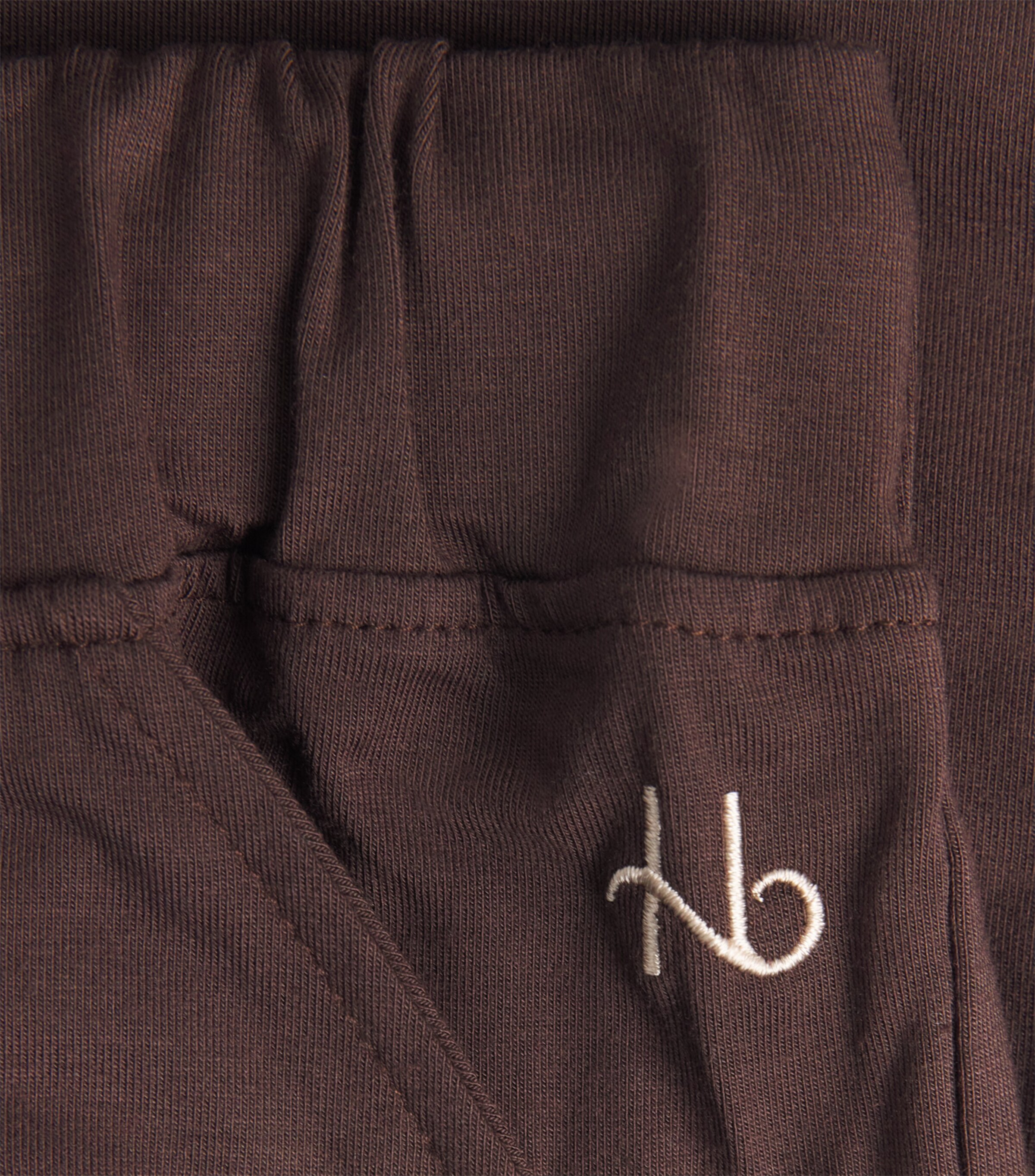 Homebody Mens Drawstring Pyjama Bottoms Coffee Bean Image 6