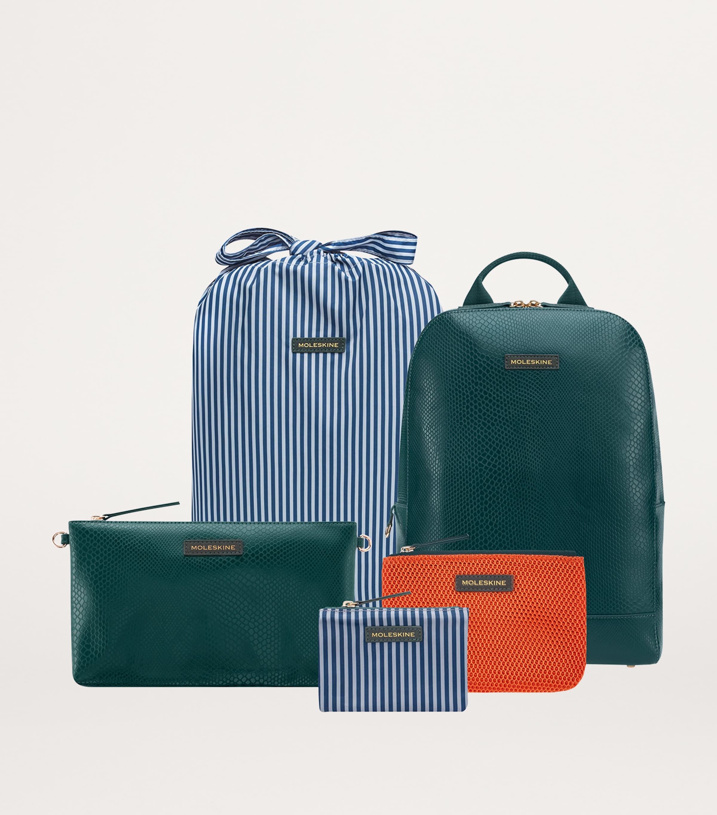 Vegan Leather Precious & Ethical Backpack GREEN Image 8