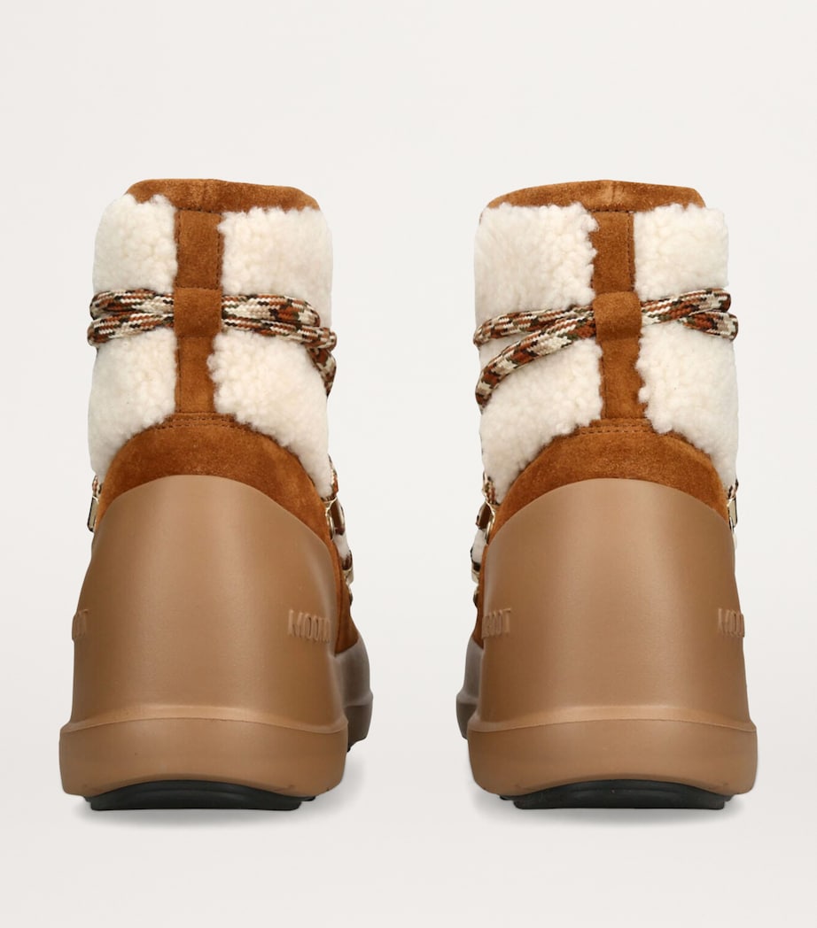 Shearling Luna Boots TAN COMB Image 2