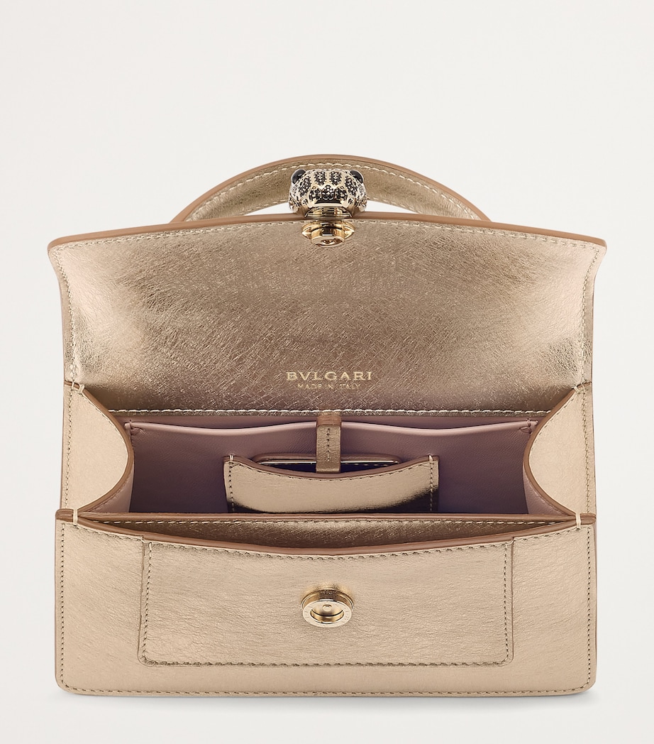 Serpenti Forever Top-Handle Bag GOLD Image 3