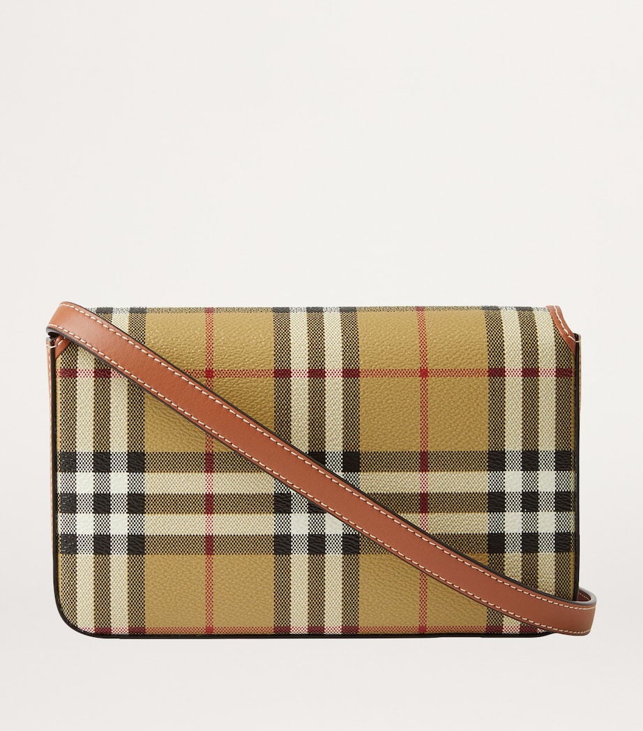 Burberry Check Hampshire Cross-Body Bag Archive Beige Image 5