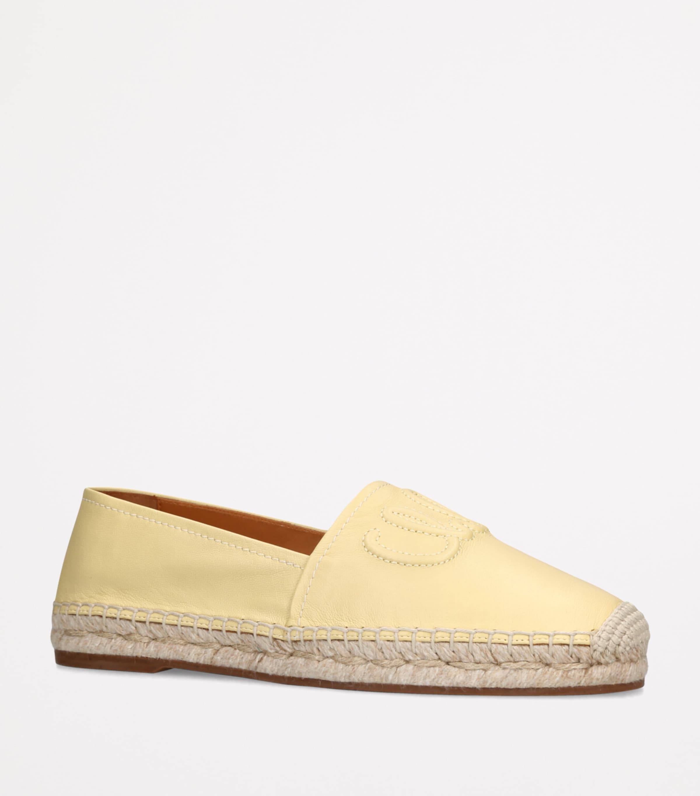 Leather Isla Espadrilles YELLOW Image 3