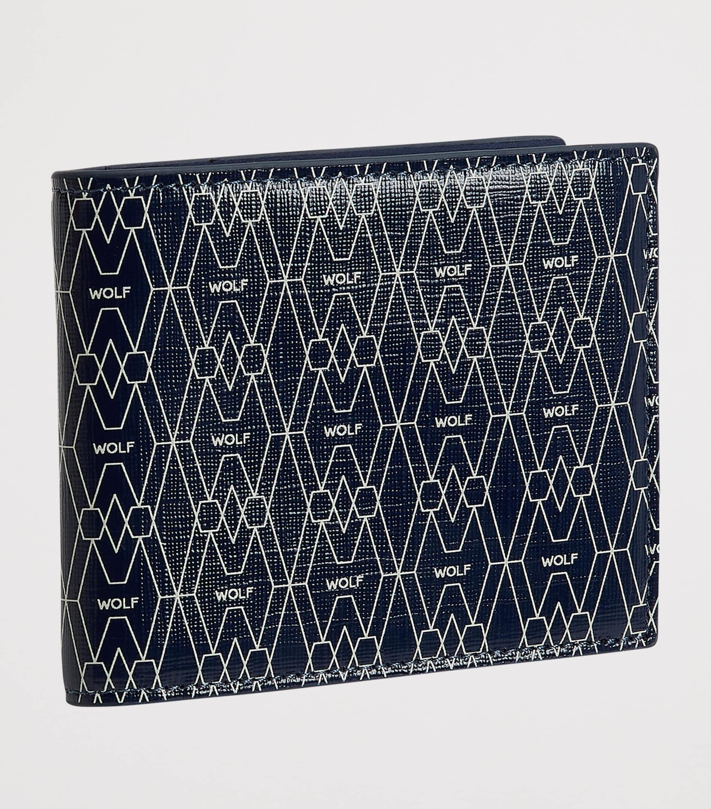 WOLF Signature Billfold Wallet Blue Image 4
