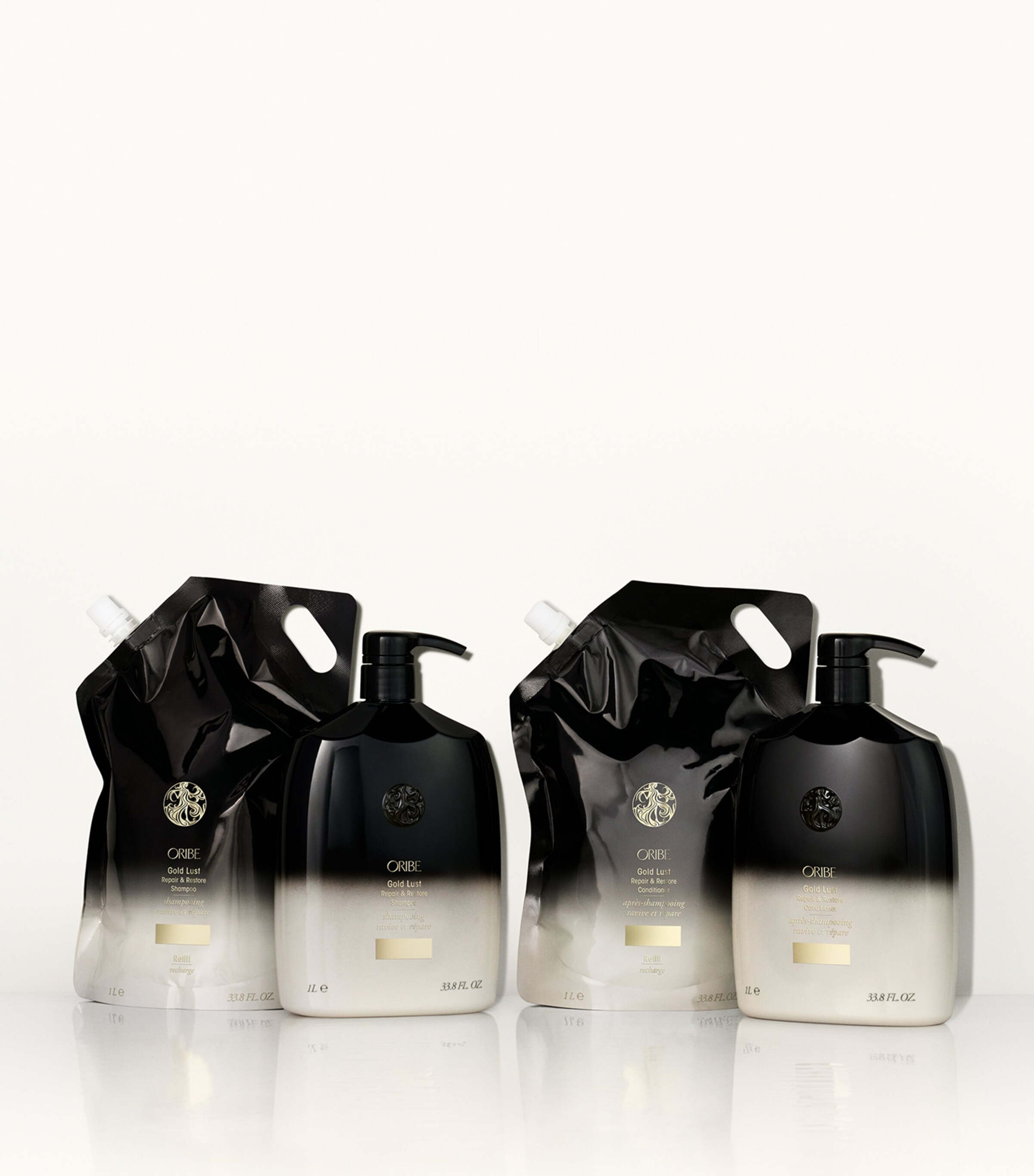 Oribe Gold Lust Repair & Restore Shampoo Refill (1000ml) Image 3