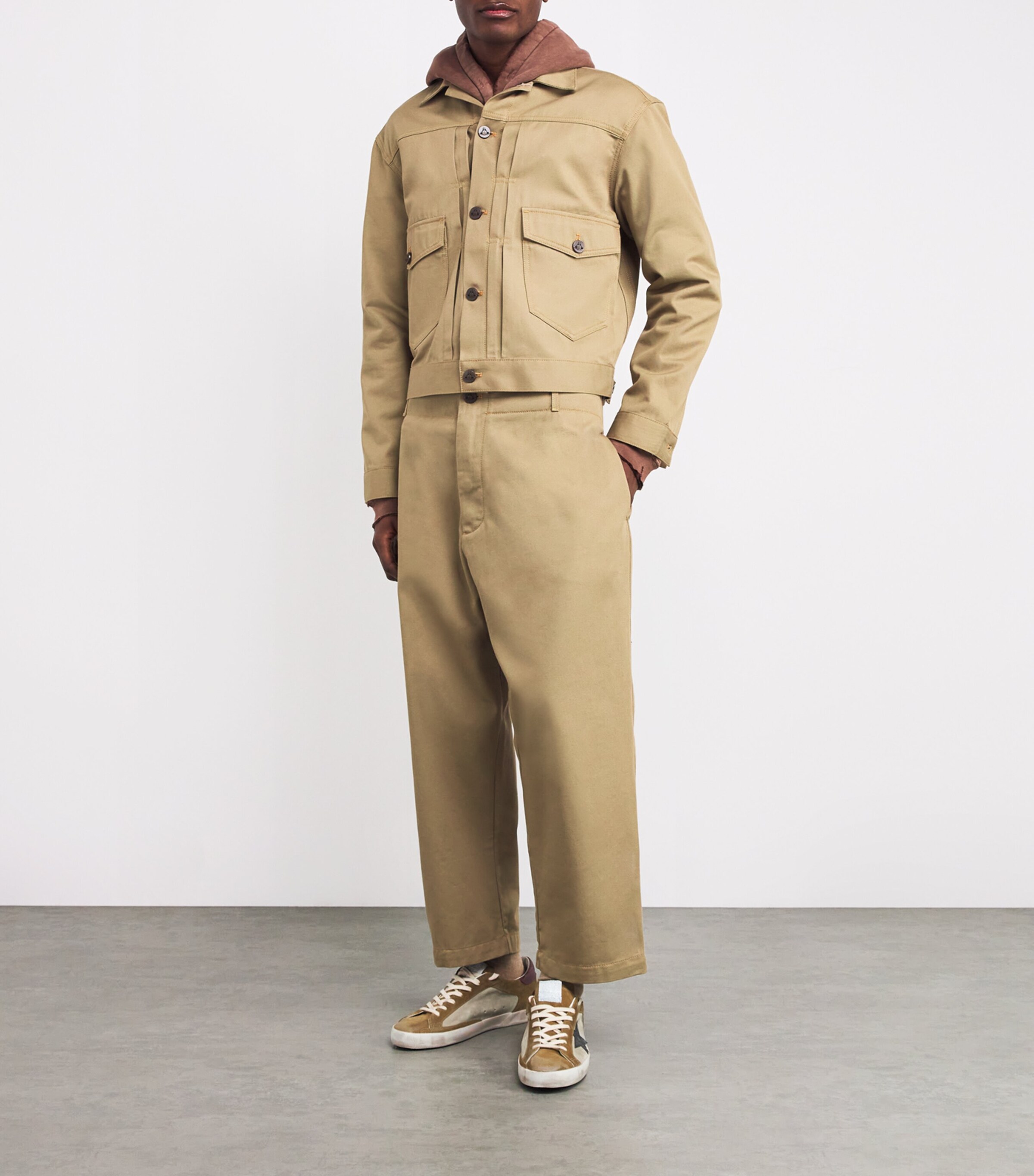 Golden Goose Suede Super-Star Sneakers Green Comb Image 4