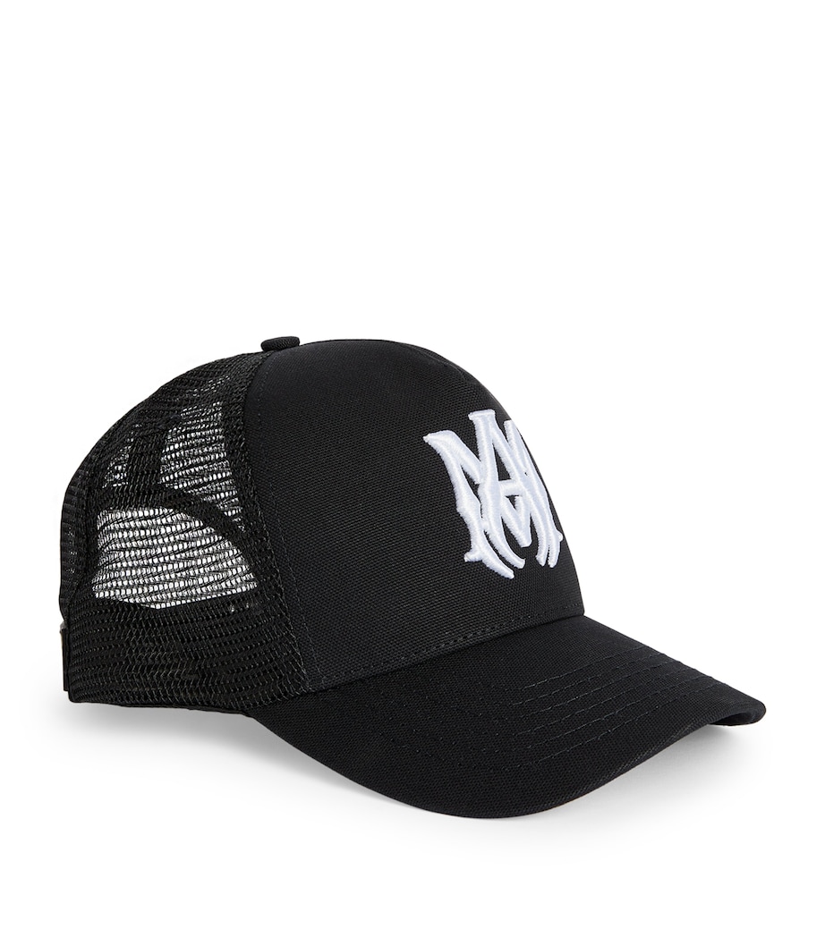 Logo Trucker Cap BLACK / WHITE-004 Image 3