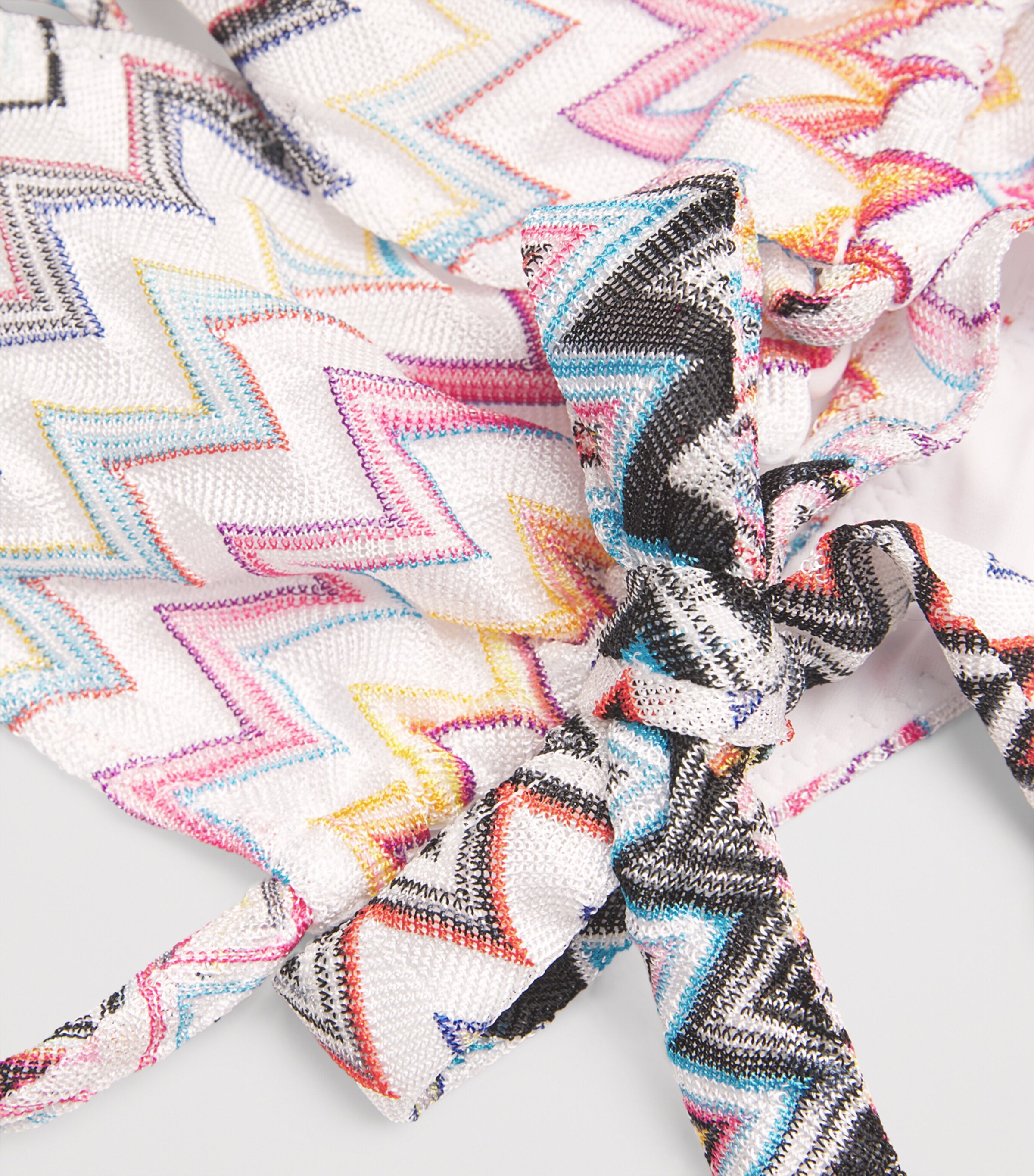 Missoni Womens Zigzag Plunge Bikini Multicolor Image 4