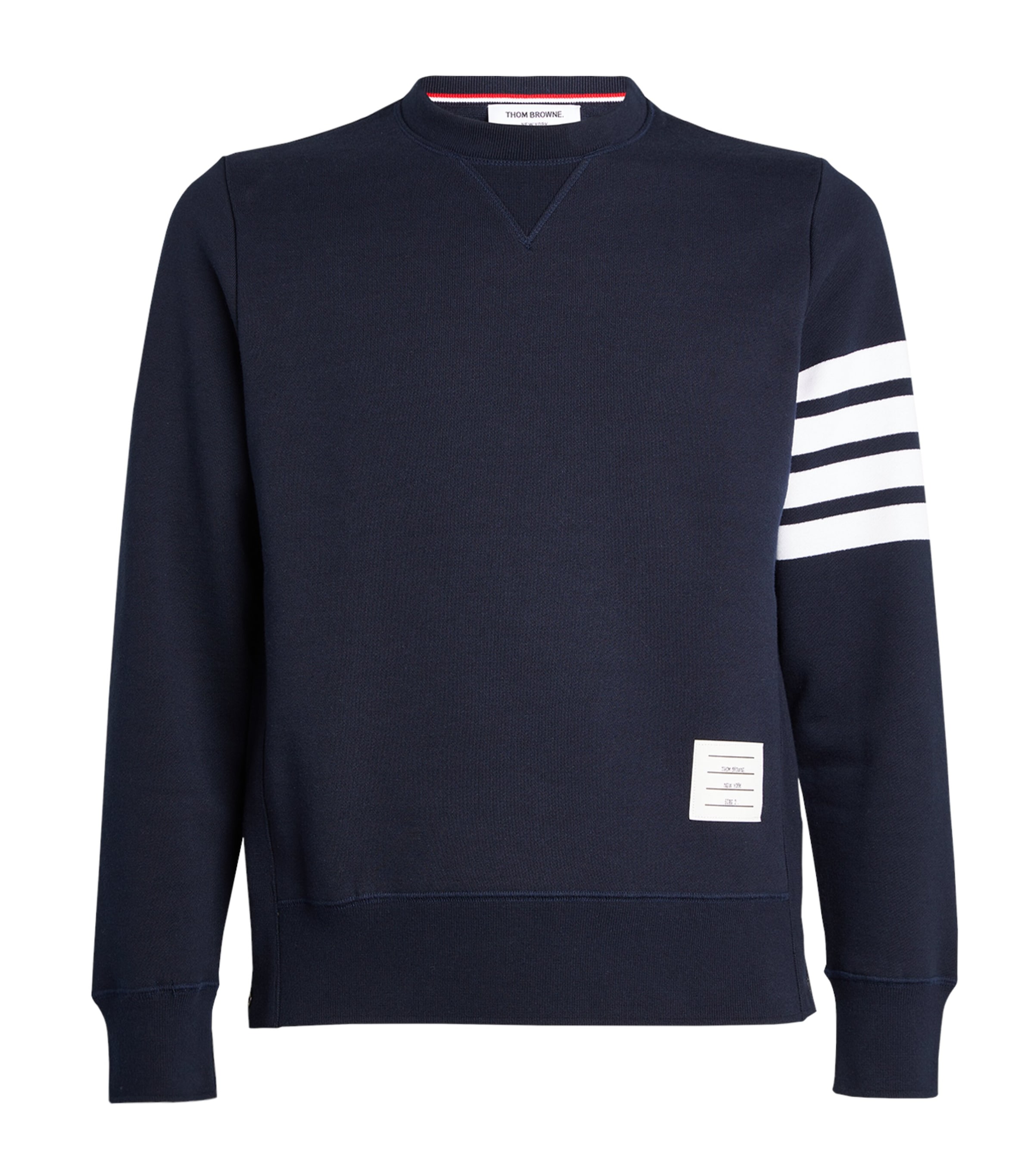 Thom Browne Four-stripe Sweatshirt In Navy