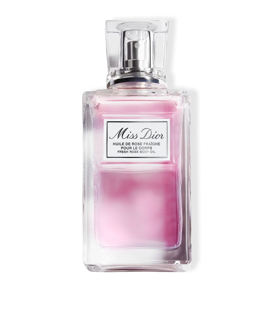 Miss Dior Fresh Rose Body Oil (100ml) NO COLOUR Image 1