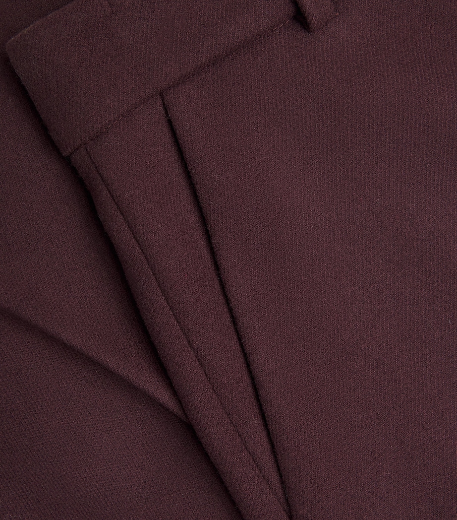 Wool-Blend Alana Wide-Leg Trousers MARASCHINO Image 5