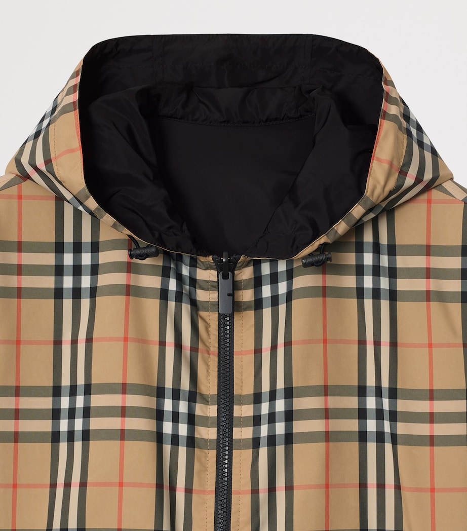 Reversible Check Hooded Jacket SAND IP CHECK Image 6