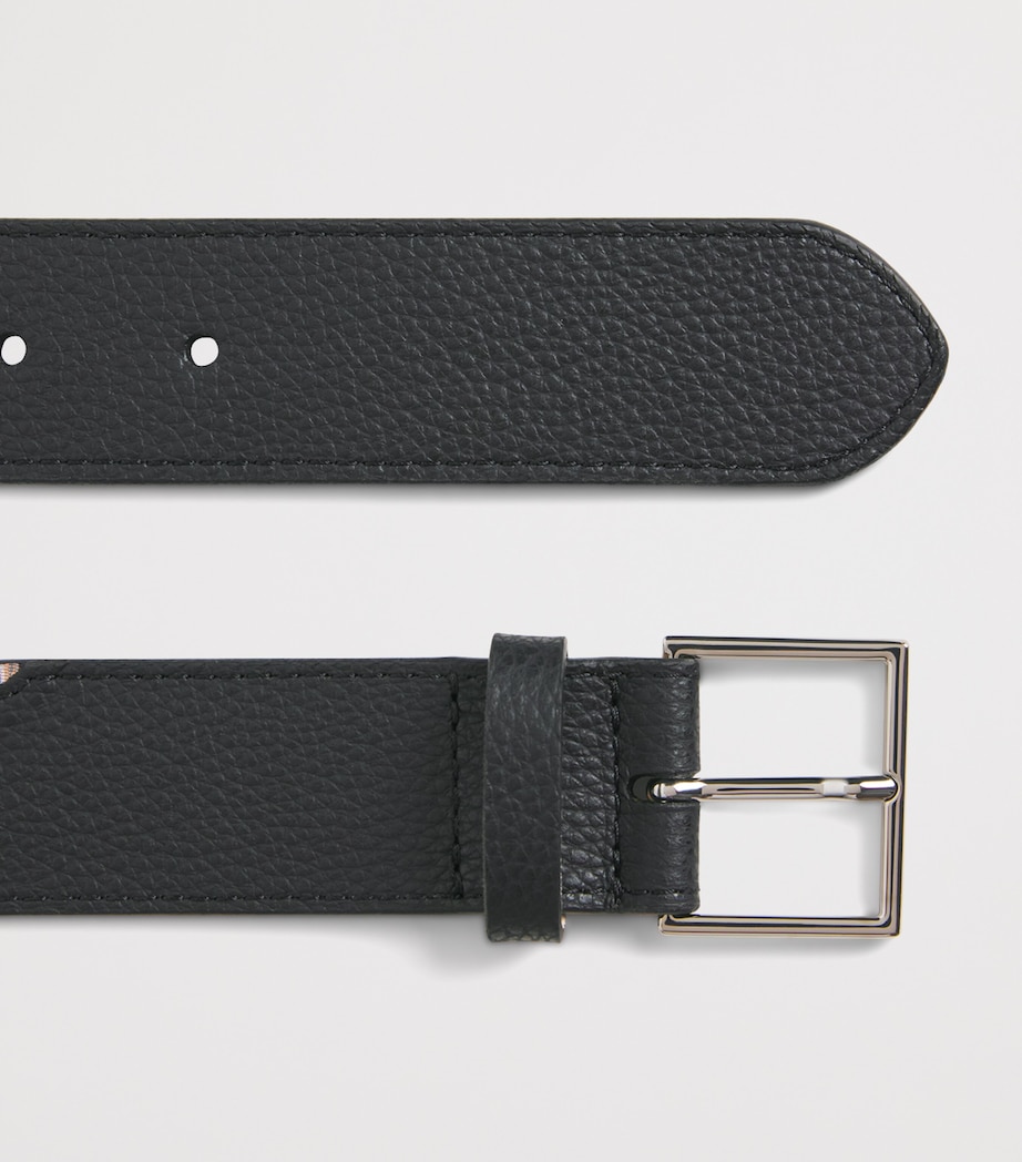 Paul Smith Leather Signature Stripe Edge Belt Image 3