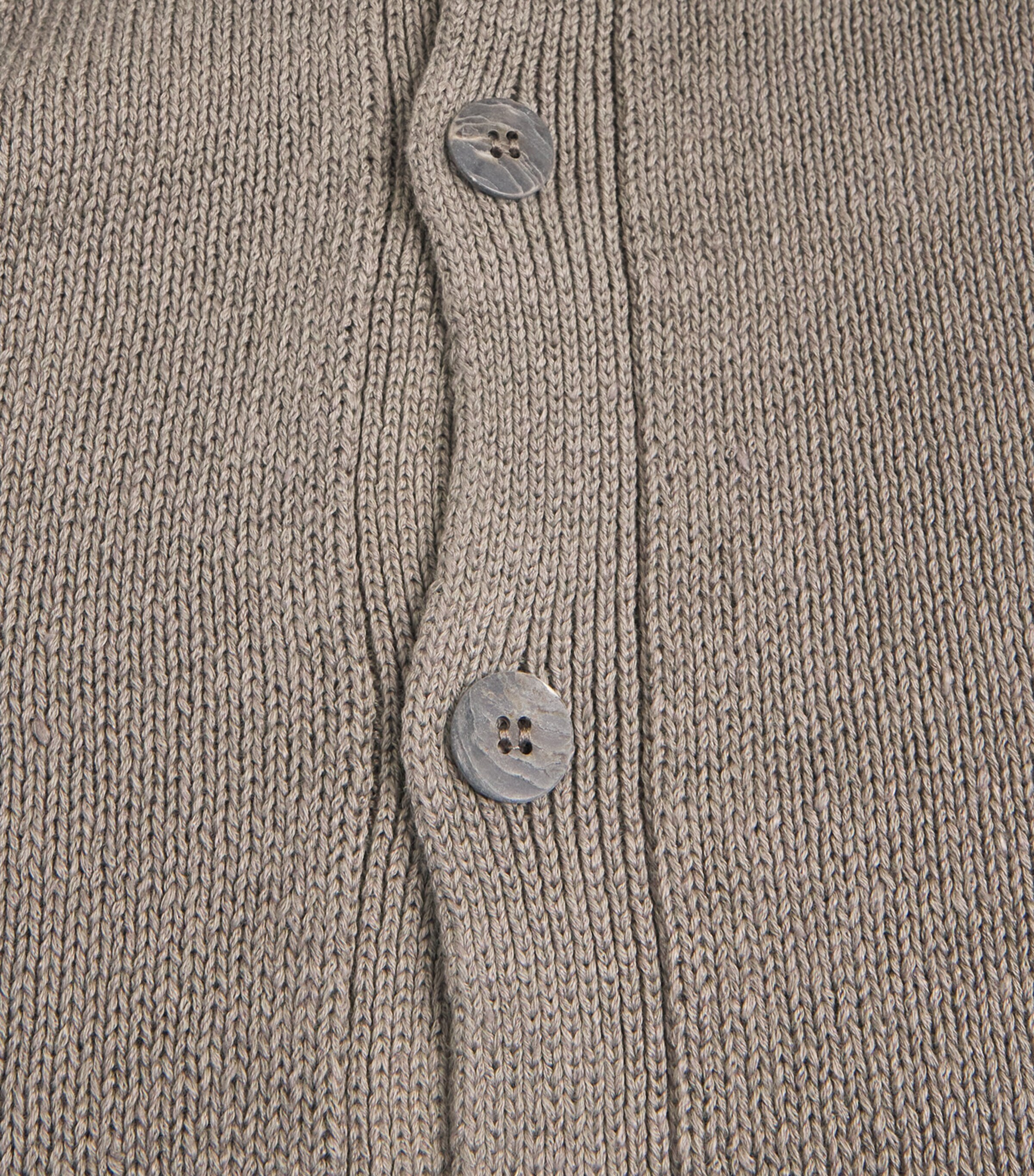 Eskandar Womens Linen-Organic Cotton V-Neck Cardigan Mink Image 6