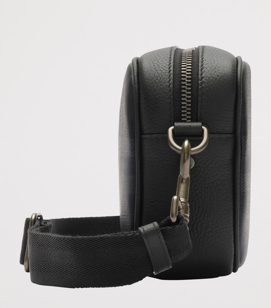 Burberry Mini City Check Cross-Body Bag Iron Image 3