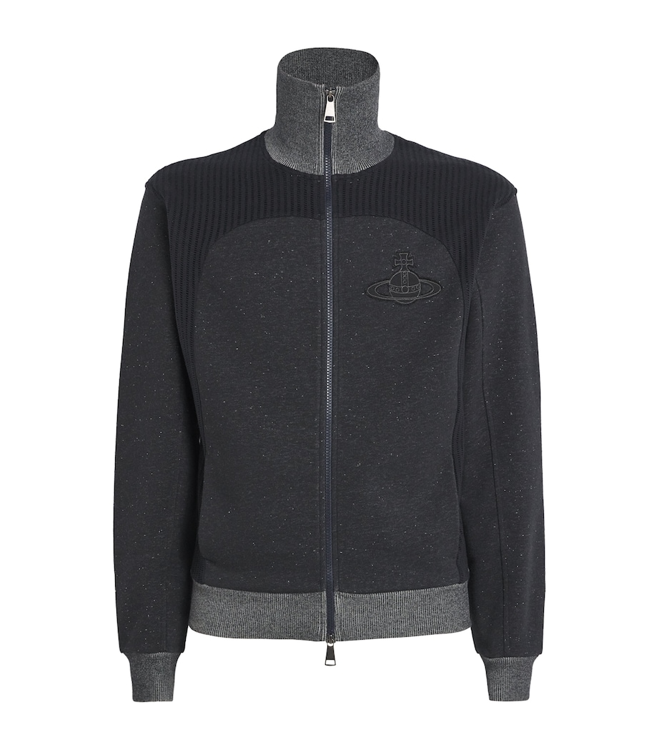 Organic Cotton Alien Track Jacket N403 CHARCOAL Image 1