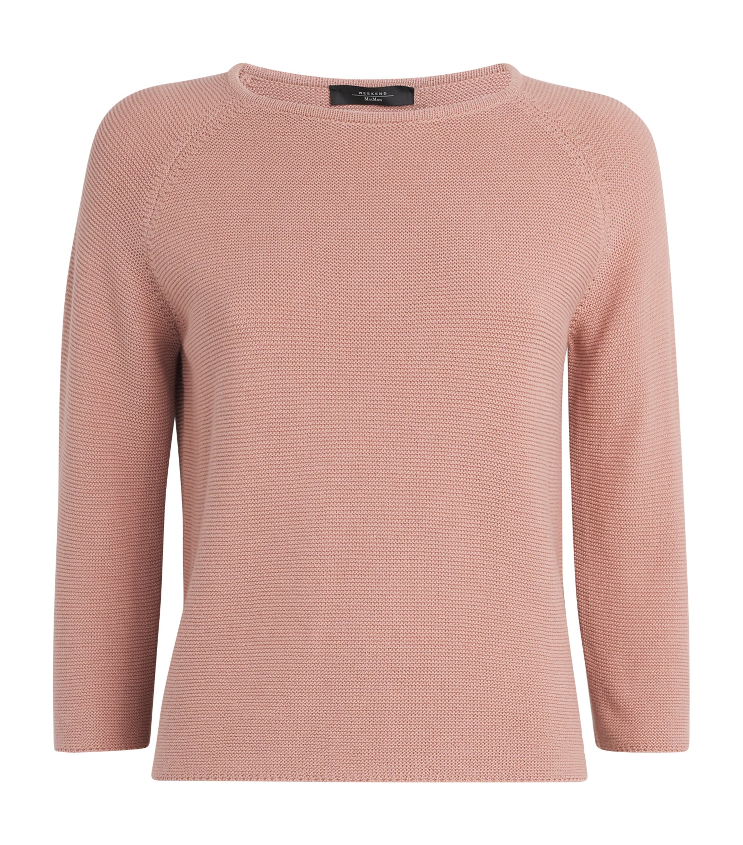 Weekend Max Mara Cotton Crop-Sleeve Sweater | Women Clothing | Knitwear | Jumpers | Designers | Weekend Max Mara