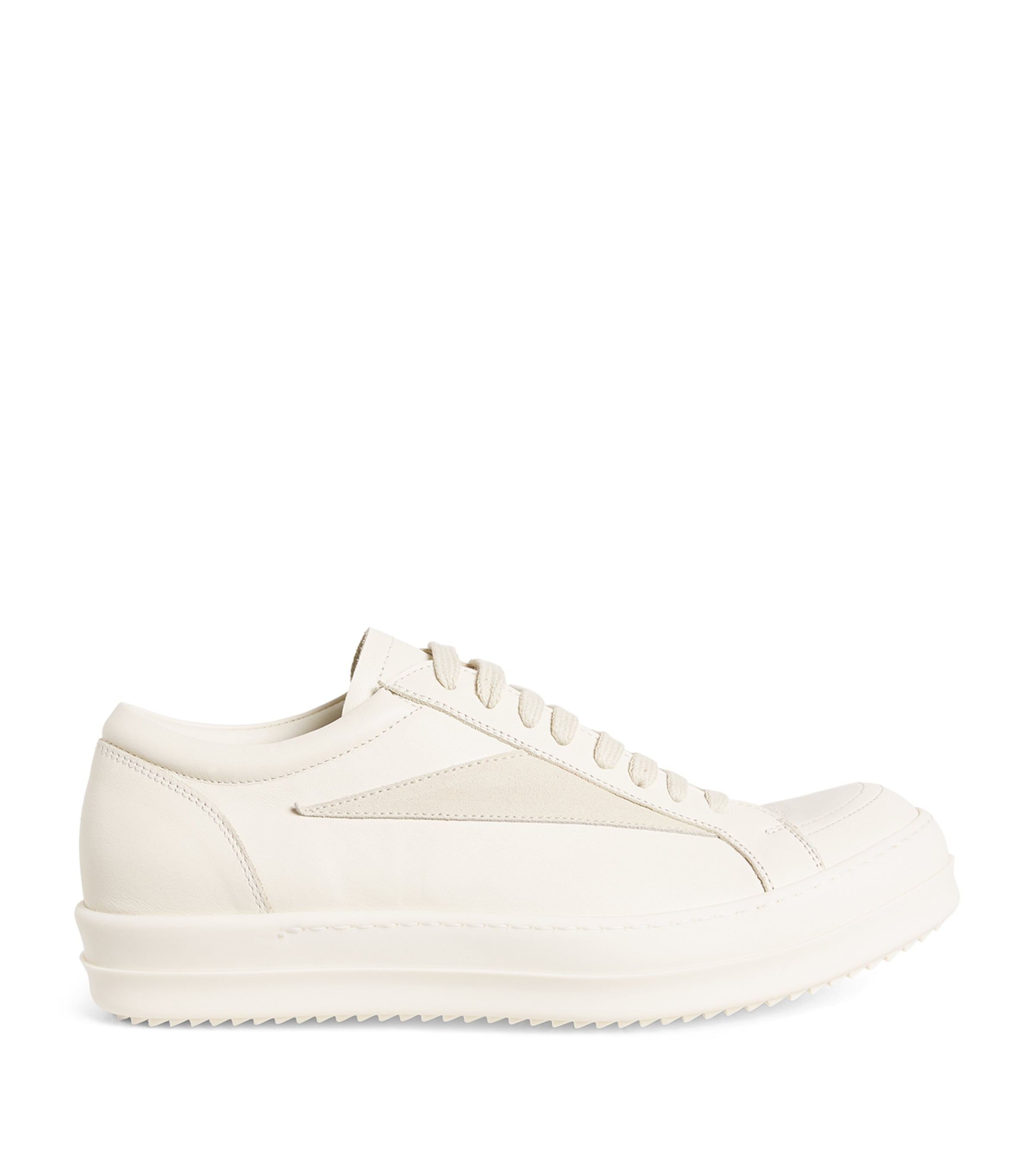 Rick Owens Leather Vintage Sneakers | Men Shoes | Trainers | Low-Top Trainers | Designers | Rick Owens