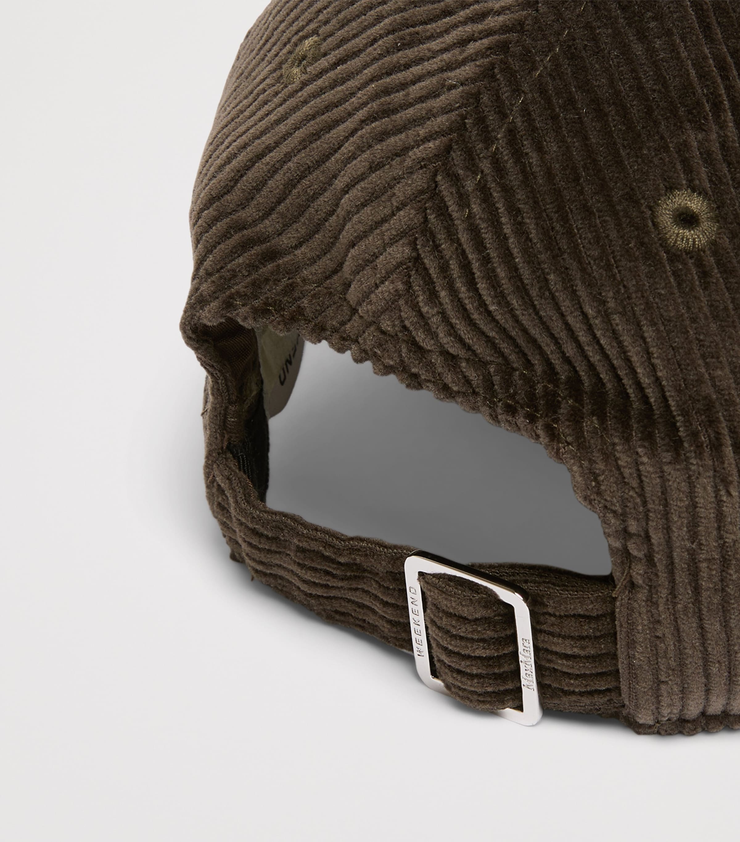 Weekend Max Mara Cotton Corduroy Baseball Cap Brown Image 4