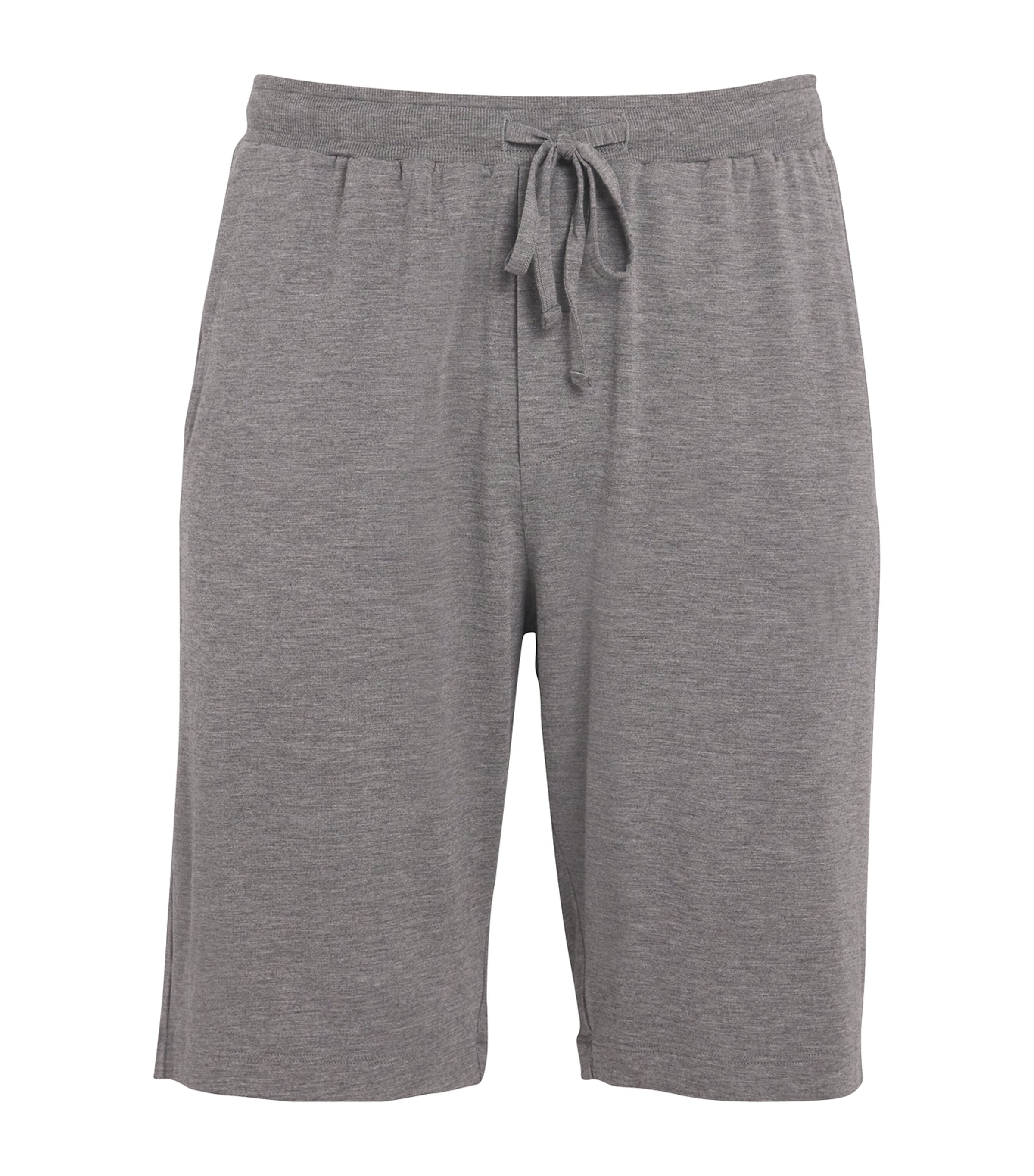 Hanro Leisure Drawstring Jersey Shorts In Grey
