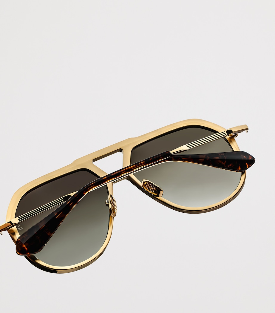 Titanium Aviator Lockheed Sunglasses 17K-AUTUMN Image 5