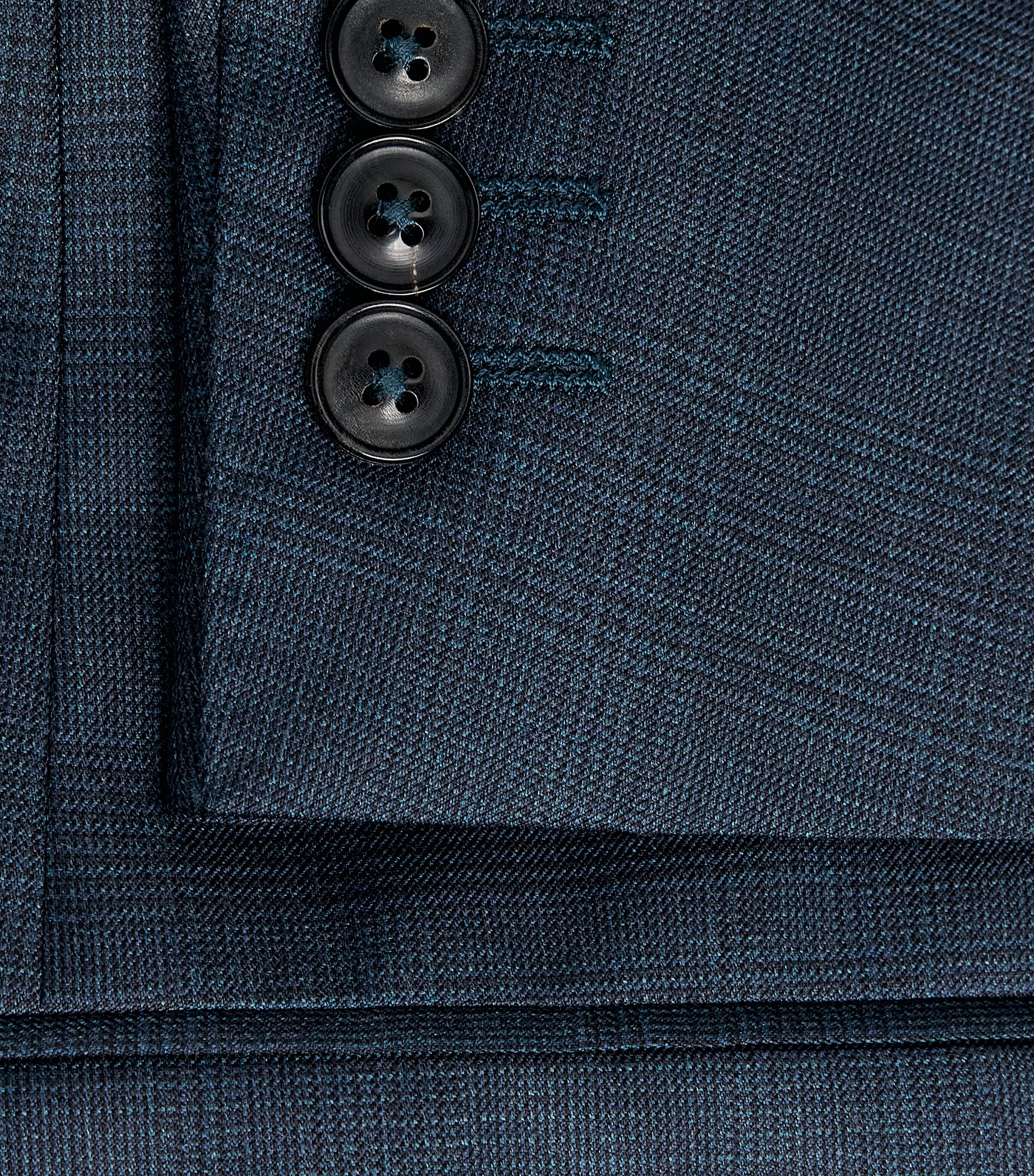 Canali Mens Wool Check 2-Piece Suit Image 5