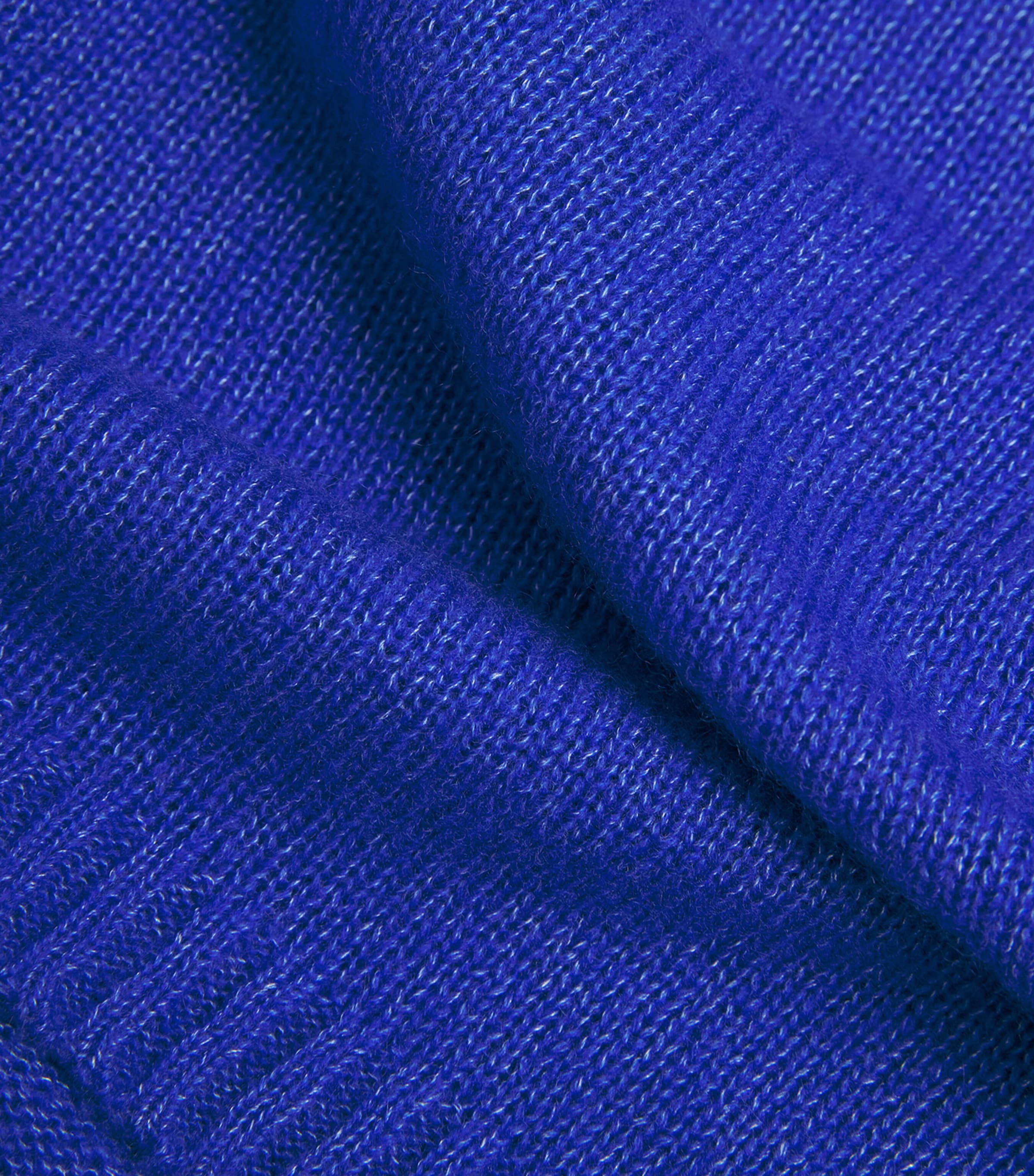 ME+EM Womens Merino Wool-Cashmere-Silk V-Neck Sweater Deep Blue Image 6