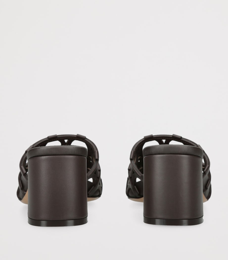 Leather Erne Sandals 55 BROWN Image 2