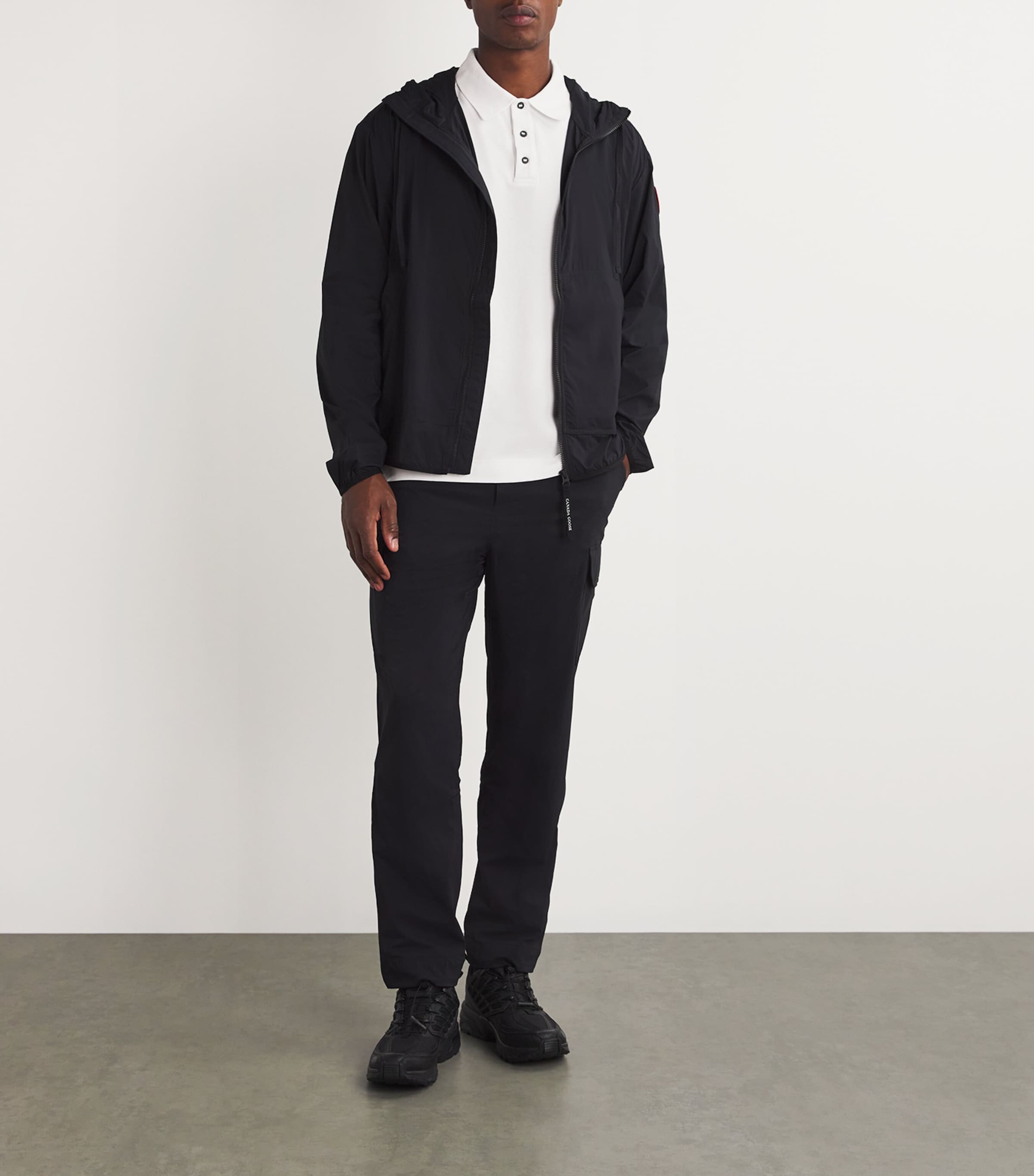 Canada Goose Mens Cotton Logo Beckley Polo Shirt Image 2