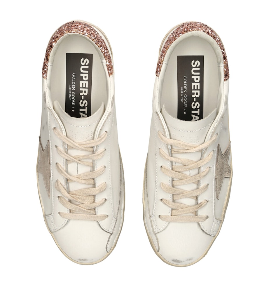 Golden Goose Leather Super-Star Sneakers White/oth Image 3