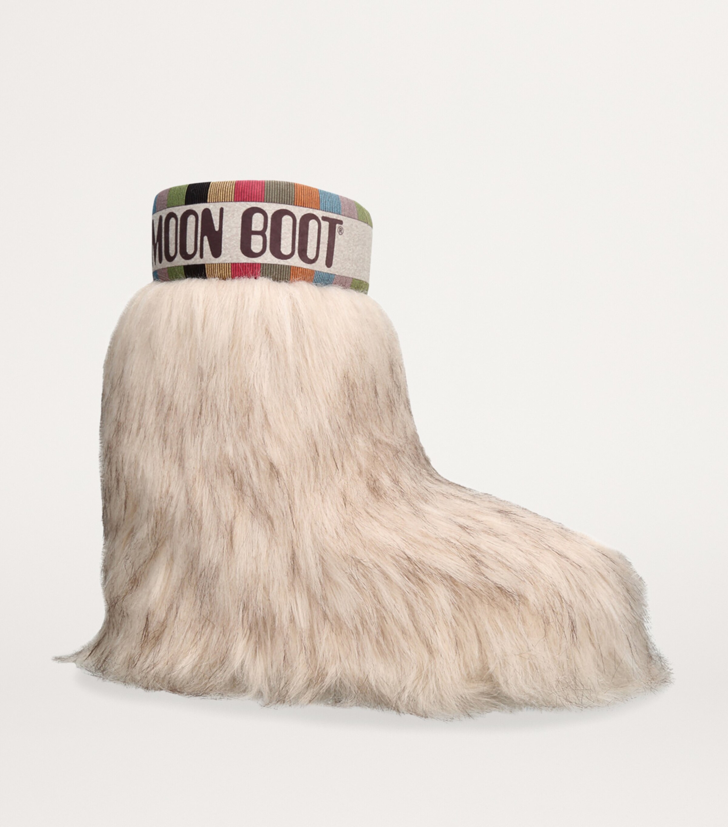 Faux Fur Icon Yeti Moon Boots BEIGE Image 3